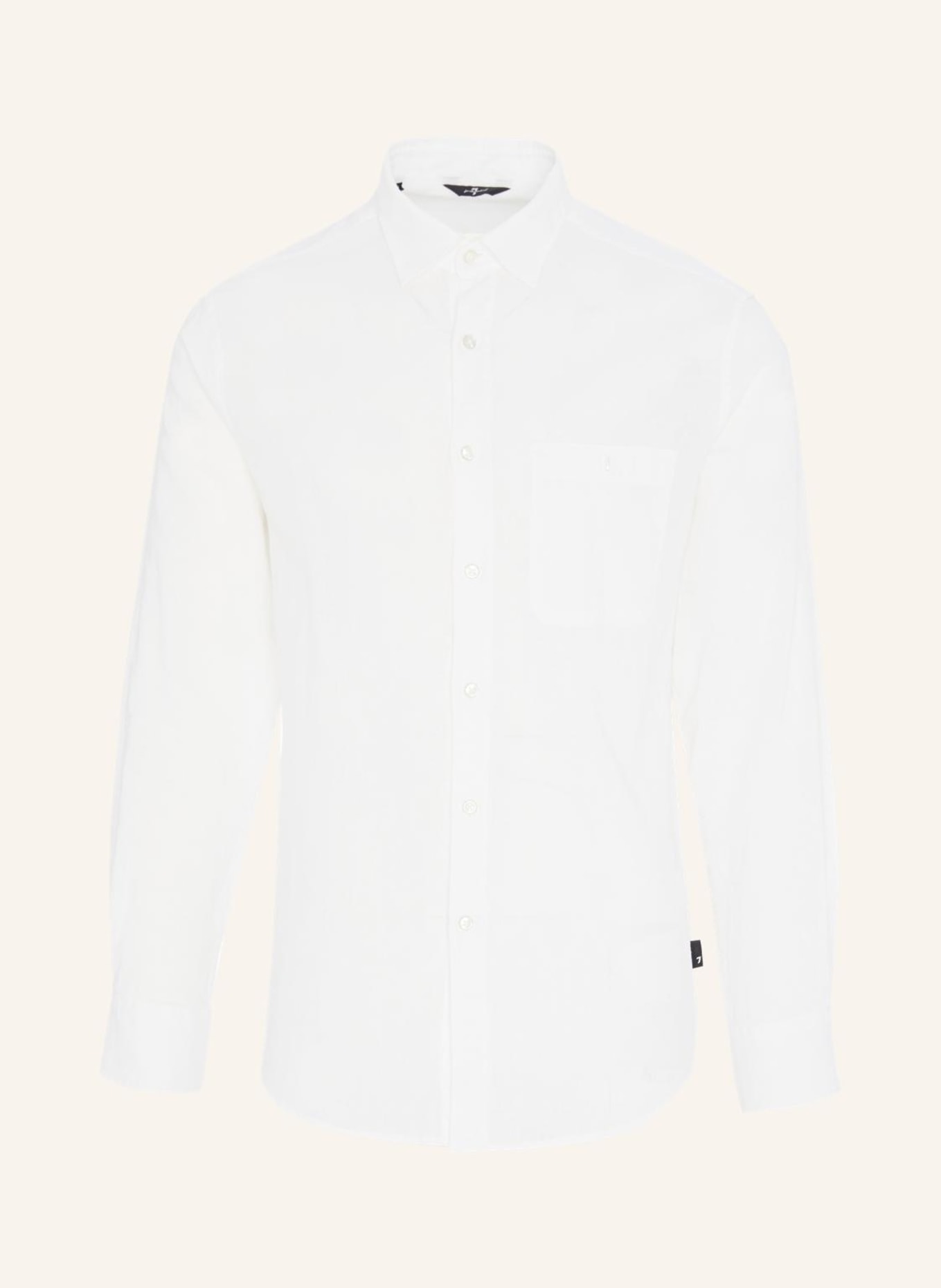 7 for all mankind ONE POCKET Shirt, Farbe: WEISS (Bild 1)