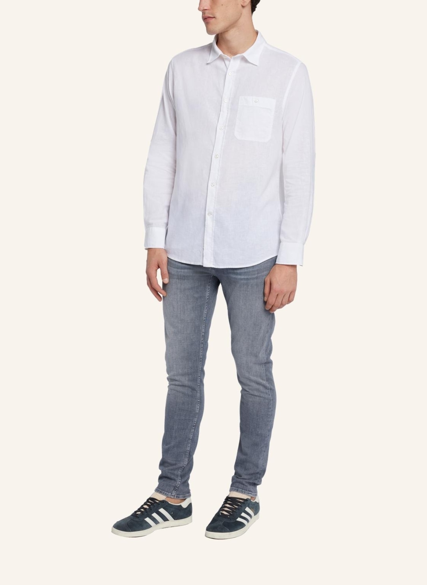 7 for all mankind ONE POCKET Shirt, Farbe: WEISS (Bild 5)