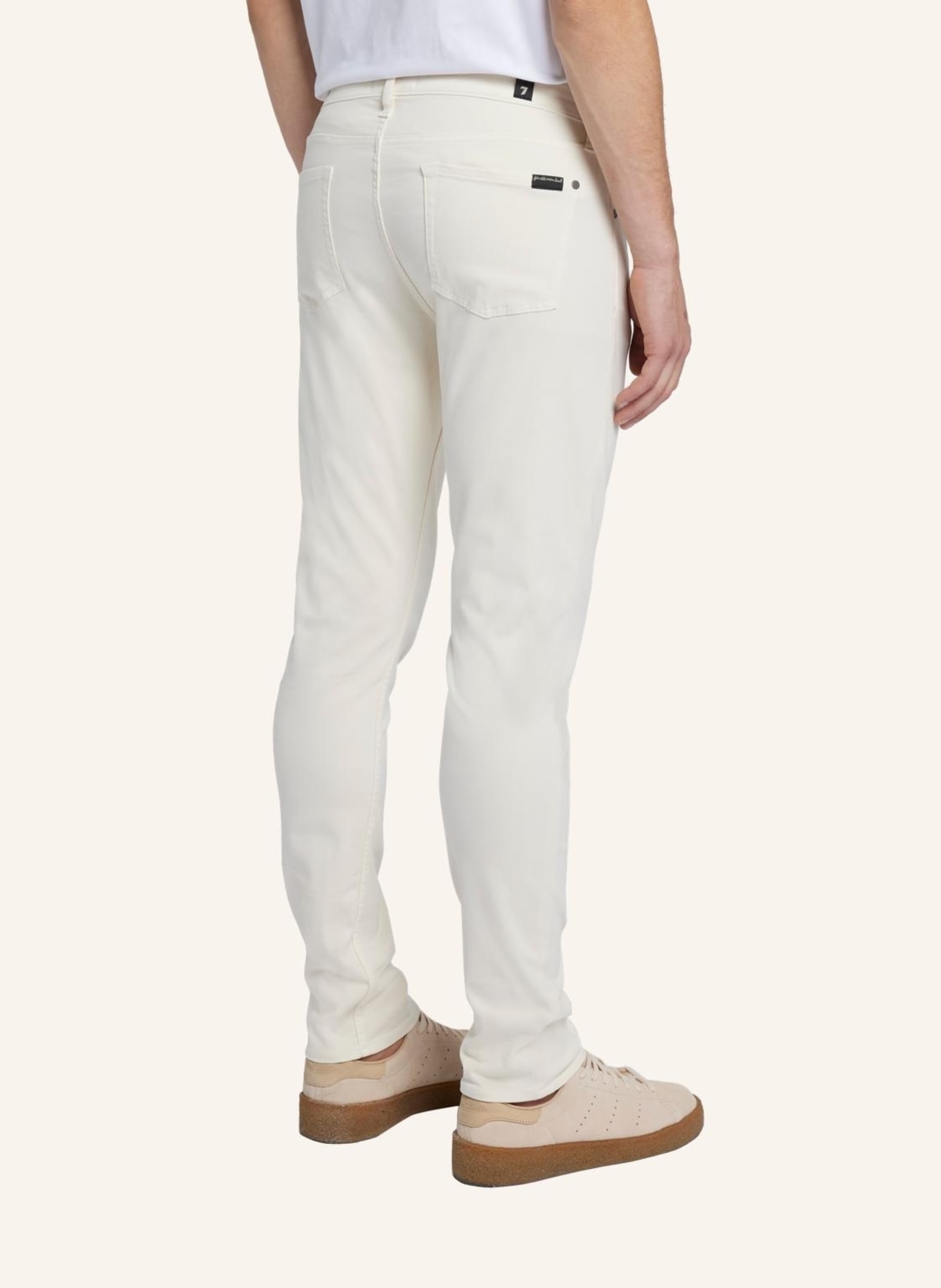 7 for all mankind Pants SLIMMY Slim fit, Farbe: WEISS (Bild 2)