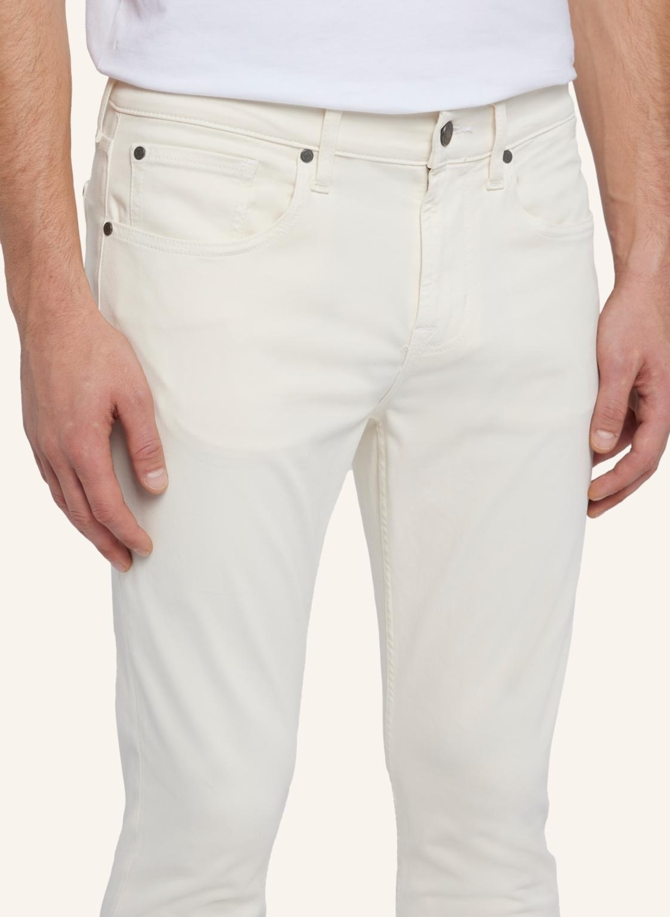 7 for all mankind Pants SLIMMY Slim fit, Farbe: WEISS (Bild 3)