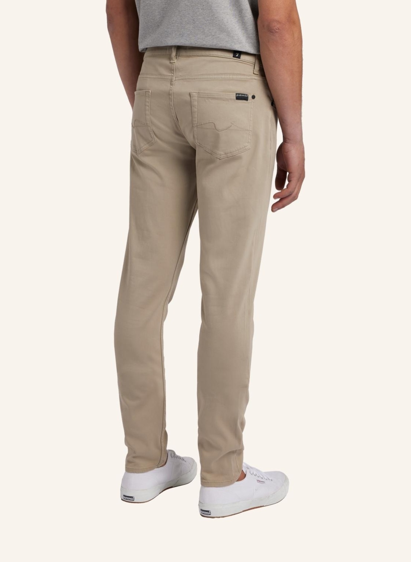 7 for all mankind Trousers SLIMMY tapered fit, Color: GRAY (Image 2)