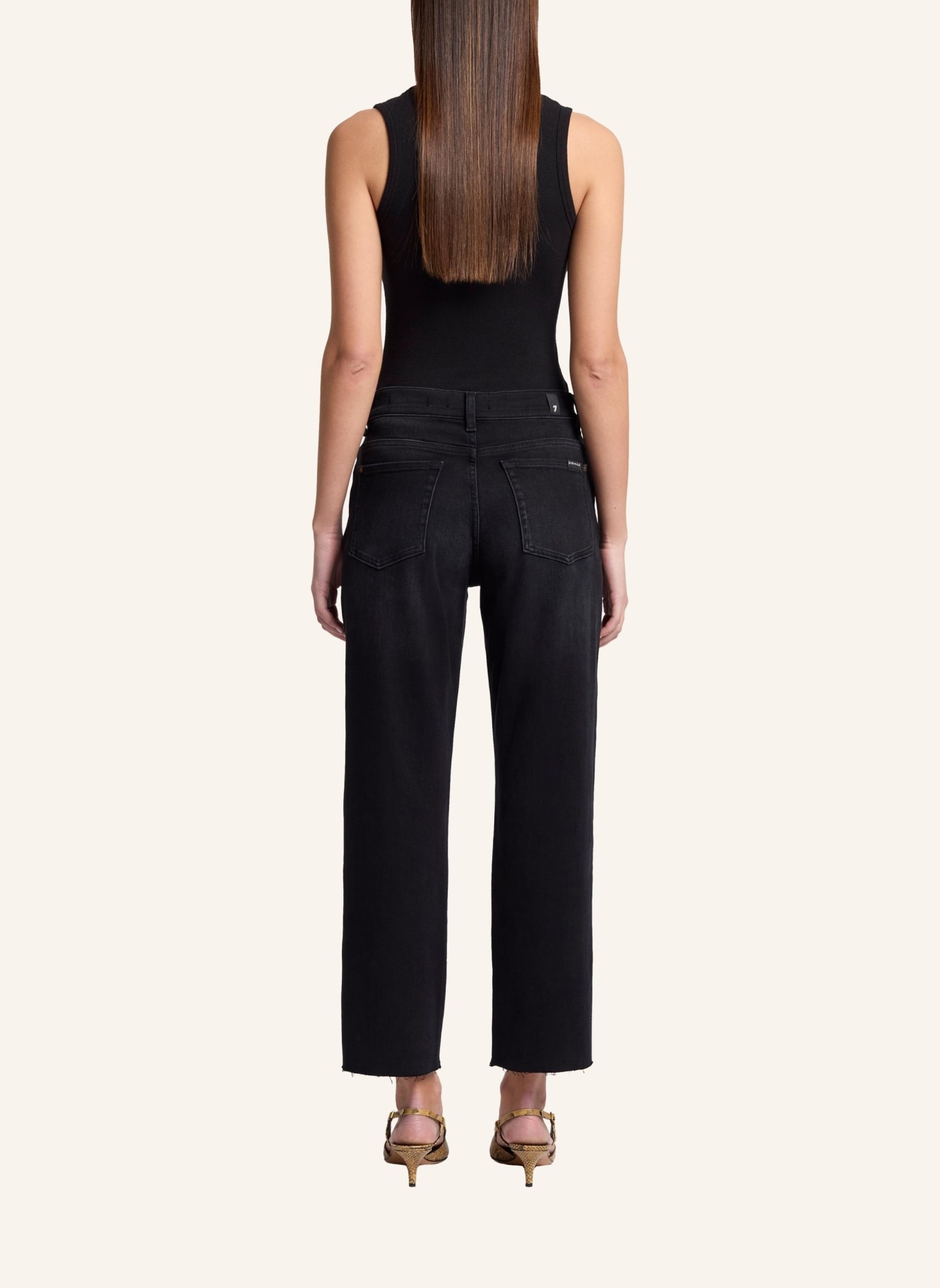 7 for all mankind Jeans THE MODERN STRAIGHT Straight fit, Farbe: SCHWARZ (Bild 2)