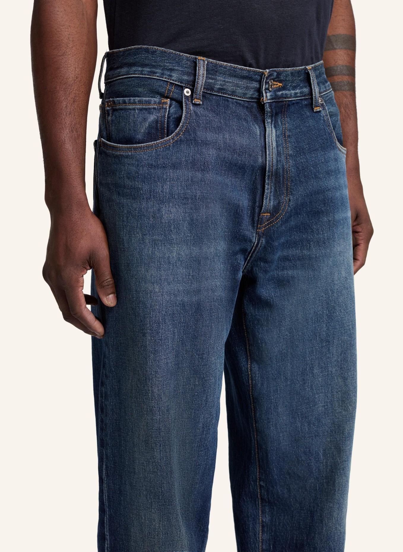 7 for all mankind Jeans RYAN Straight fit, Farbe: BLAU (Bild 3)