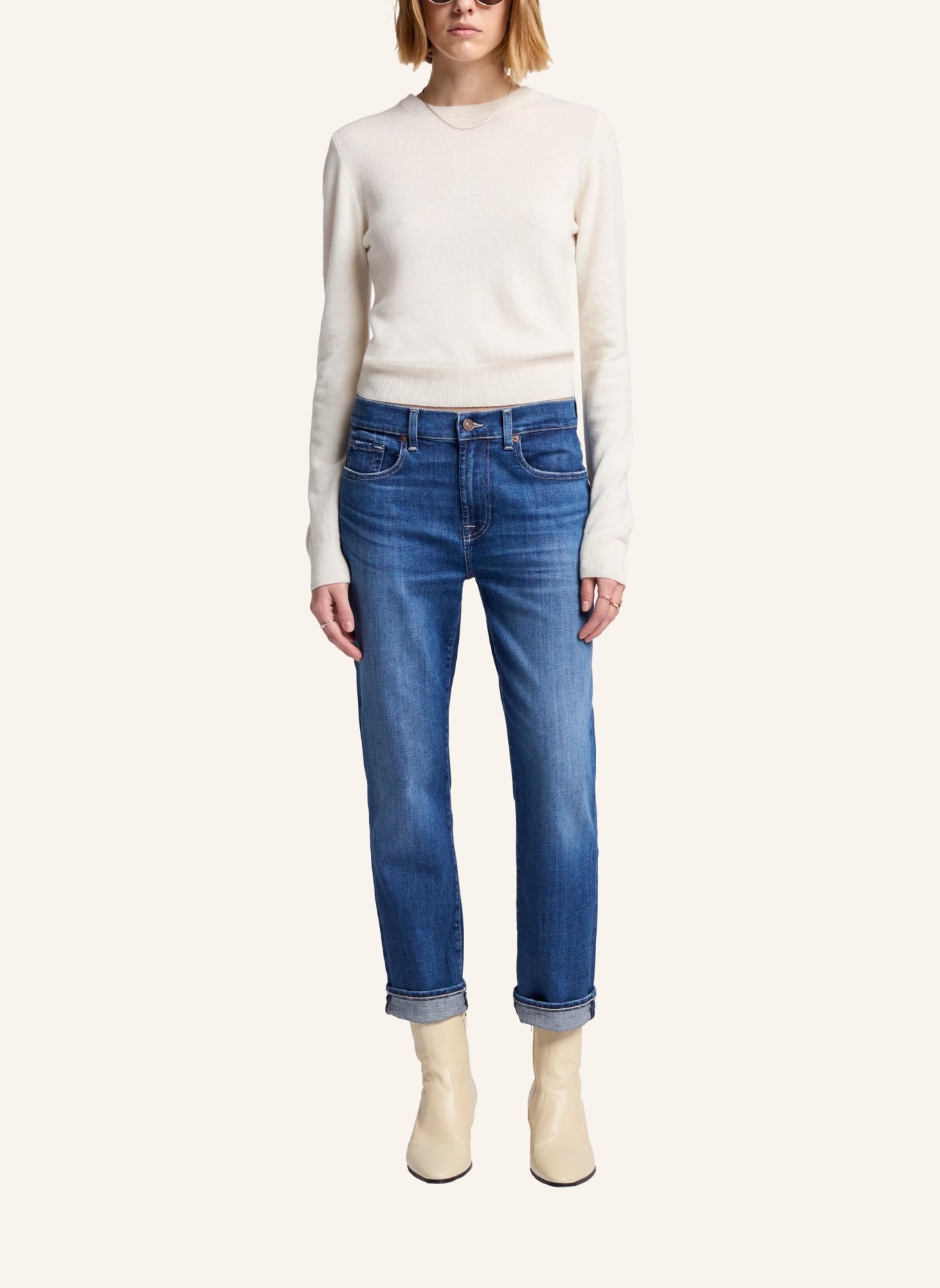 7 for all mankind Jeans RELAXED SKINNY Boyfriend fit, Farbe: BLAU (Bild 5)