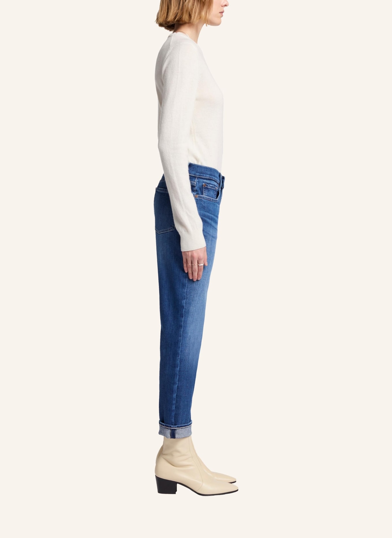 7 for all mankind Jeans RELAXED SKINNY Boyfriend fit, Farbe: BLAU (Bild 4)