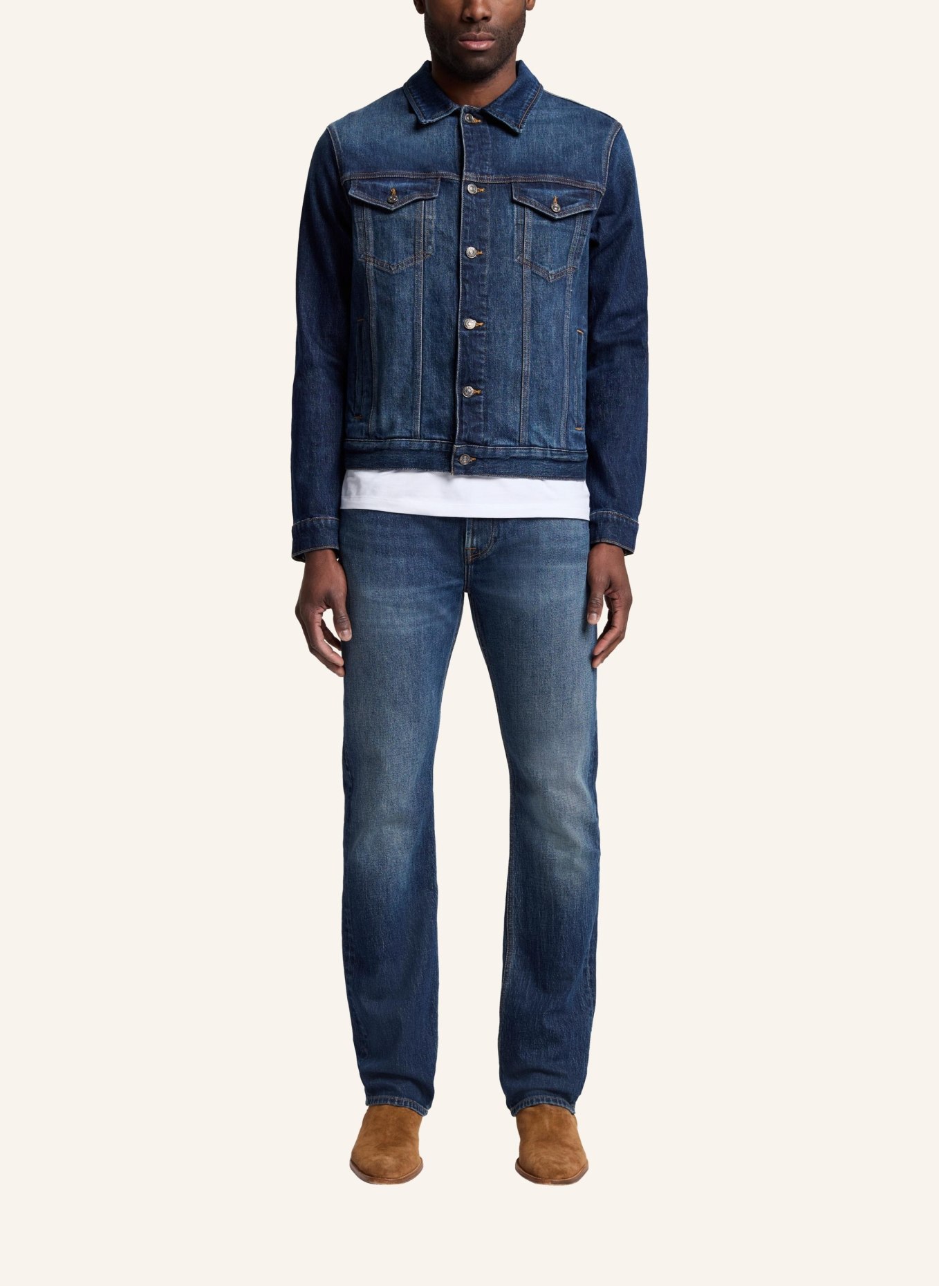 7 for all mankind Jeans THE STRAIGHT Straight fit, Farbe: BLAU (Bild 5)