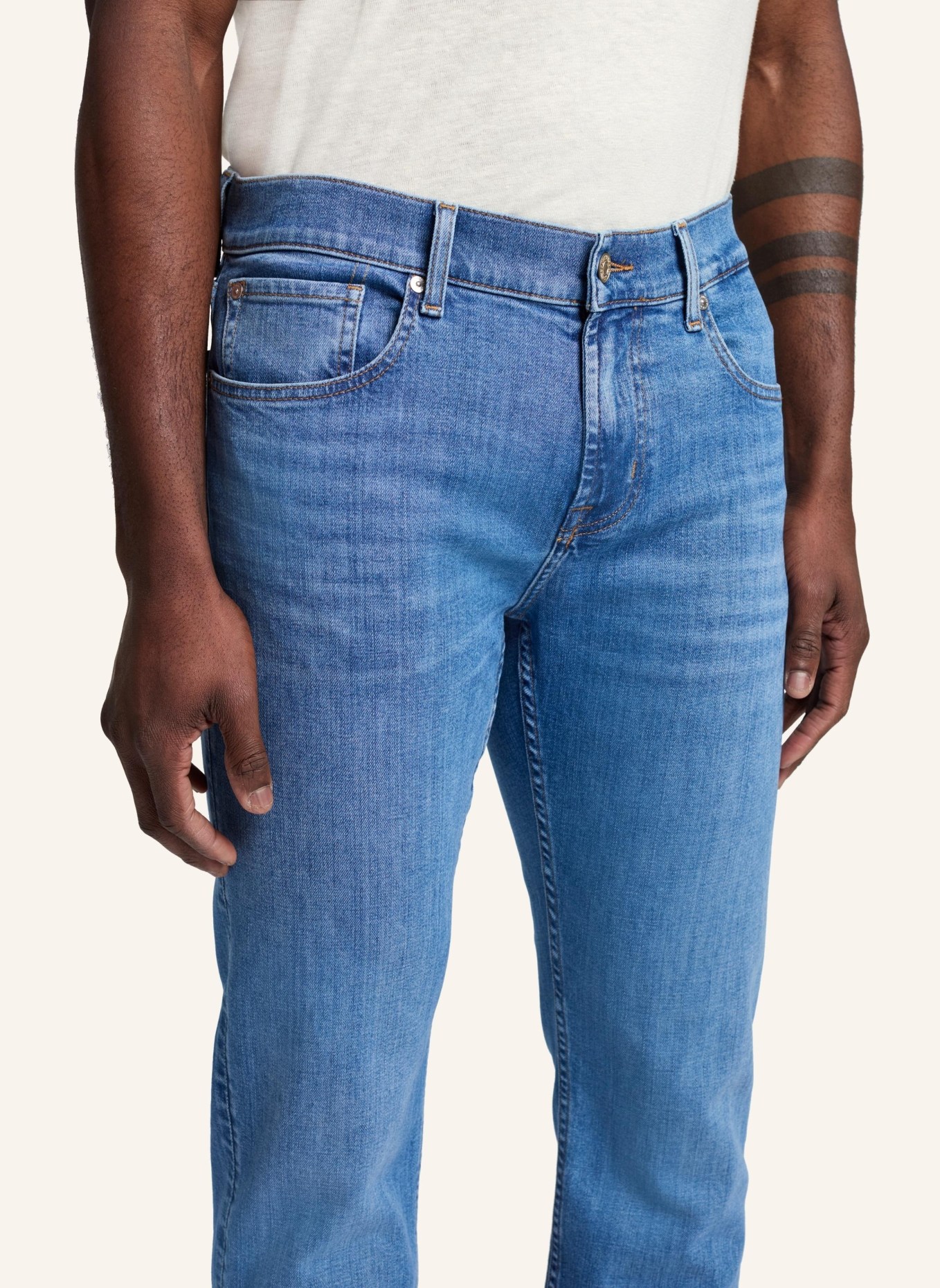 7 for all mankind Jeans SLIMMY Slim fit, Farbe: BLAU (Bild 3)