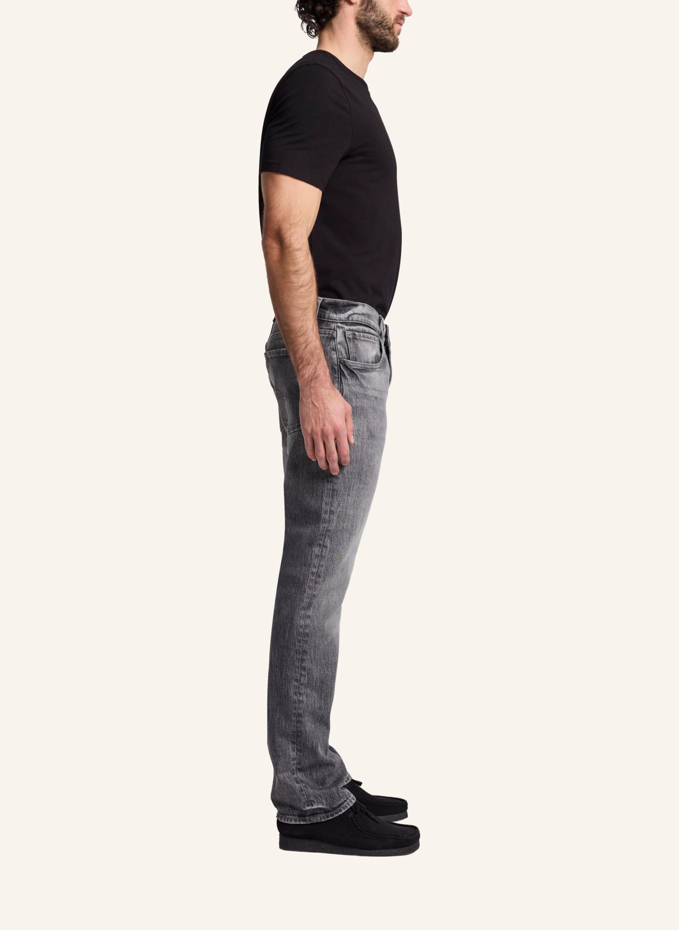 7 for all mankind Jeans THE STRAIGHT Straight fit, Farbe: GRAU (Bild 4)