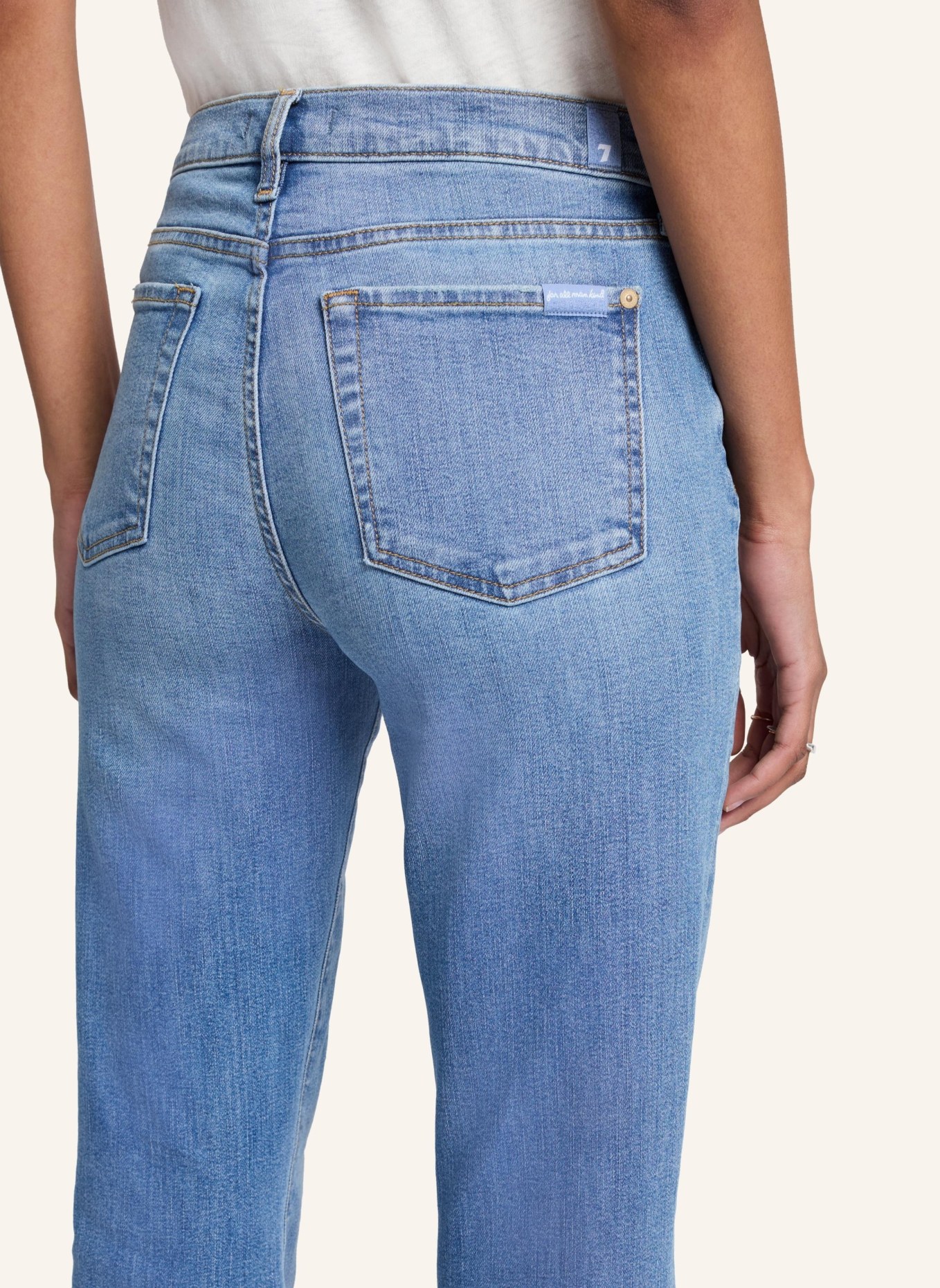 7 for all mankind Jeans HW ALI Flare fit, Farbe: BLAU (Bild 3)