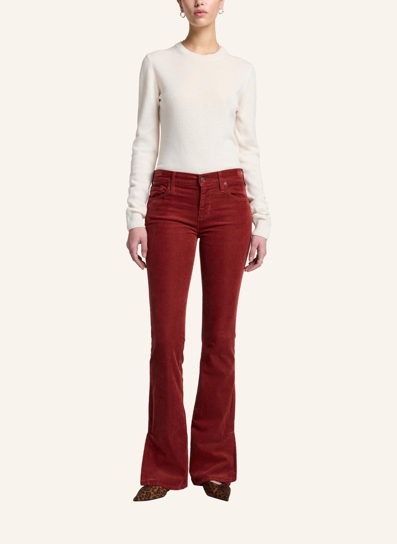 7 for all mankind Pants BOOTCUT Bootcut fit, Farbe: ROT (Bild 5)