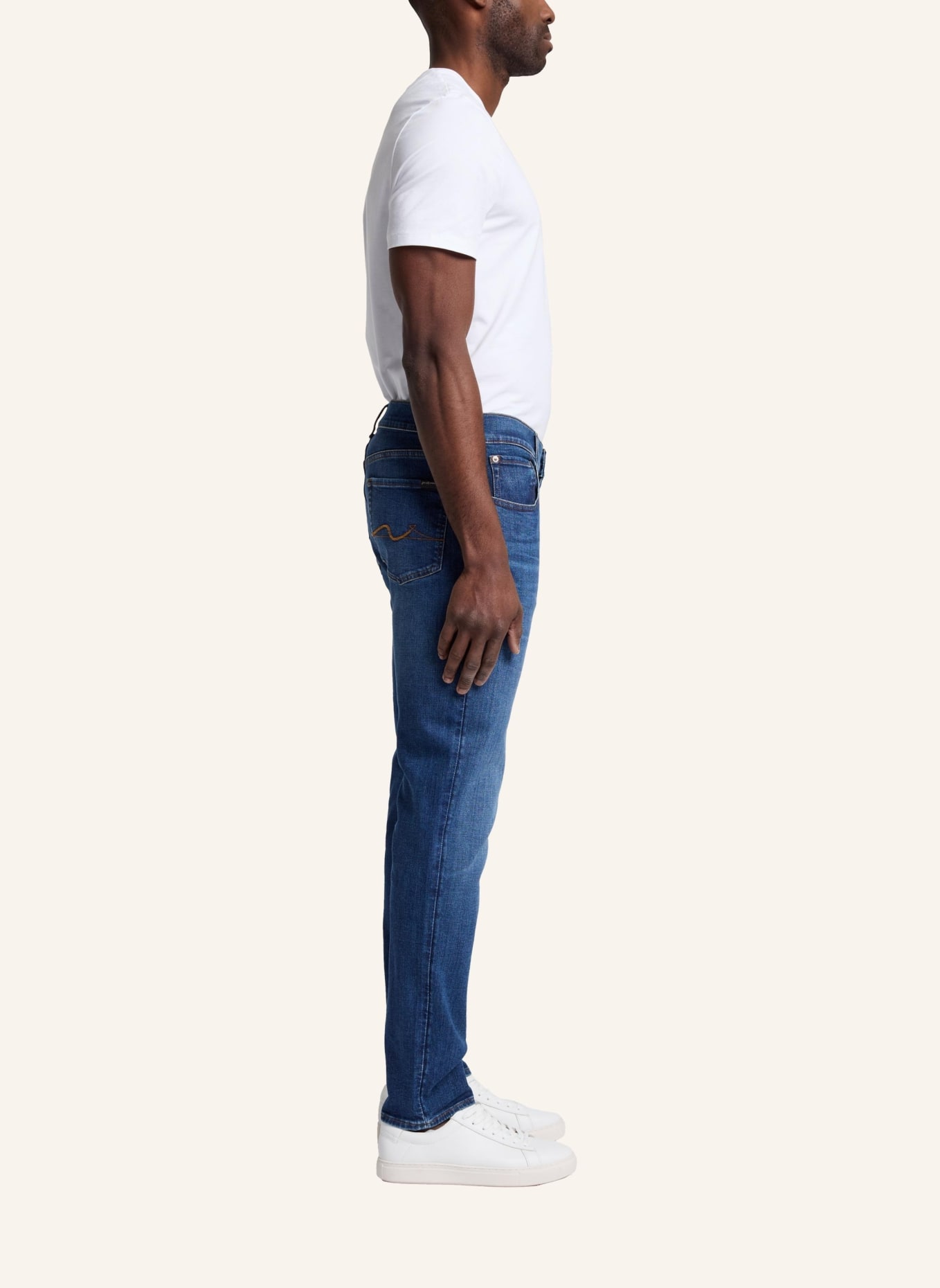 7 for all mankind Jeans SLIMMY TAPERED Slim fit, Farbe: BLAU (Bild 4)