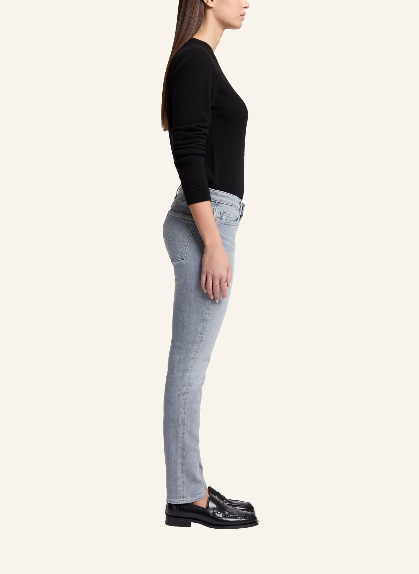 7 for all mankind Jeans PYPER Slim fit, Farbe: GRAU (Bild 4)