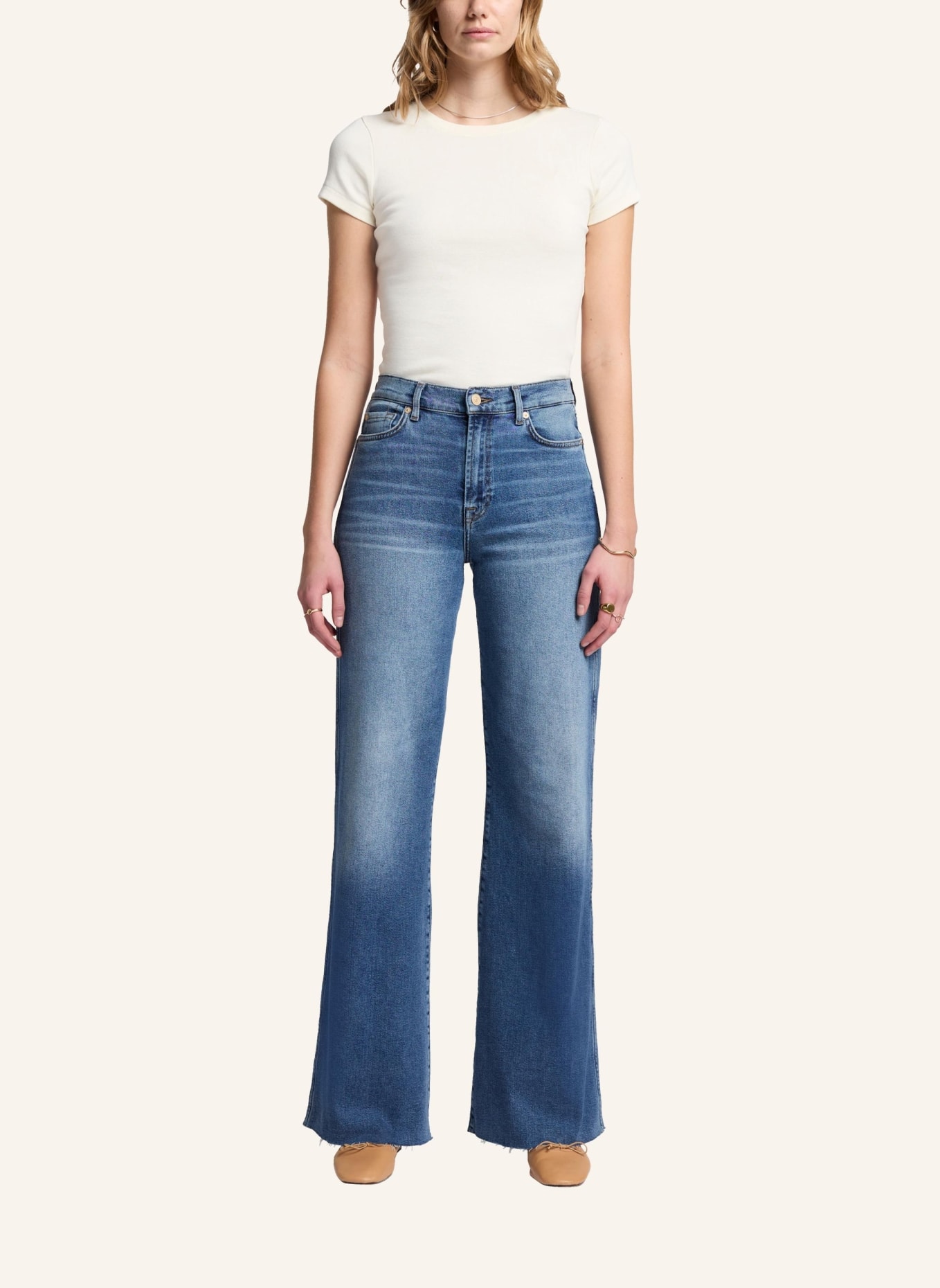 7 for all mankind Jeans LOTTA Flare fit, Farbe: BLAU (Bild 5)