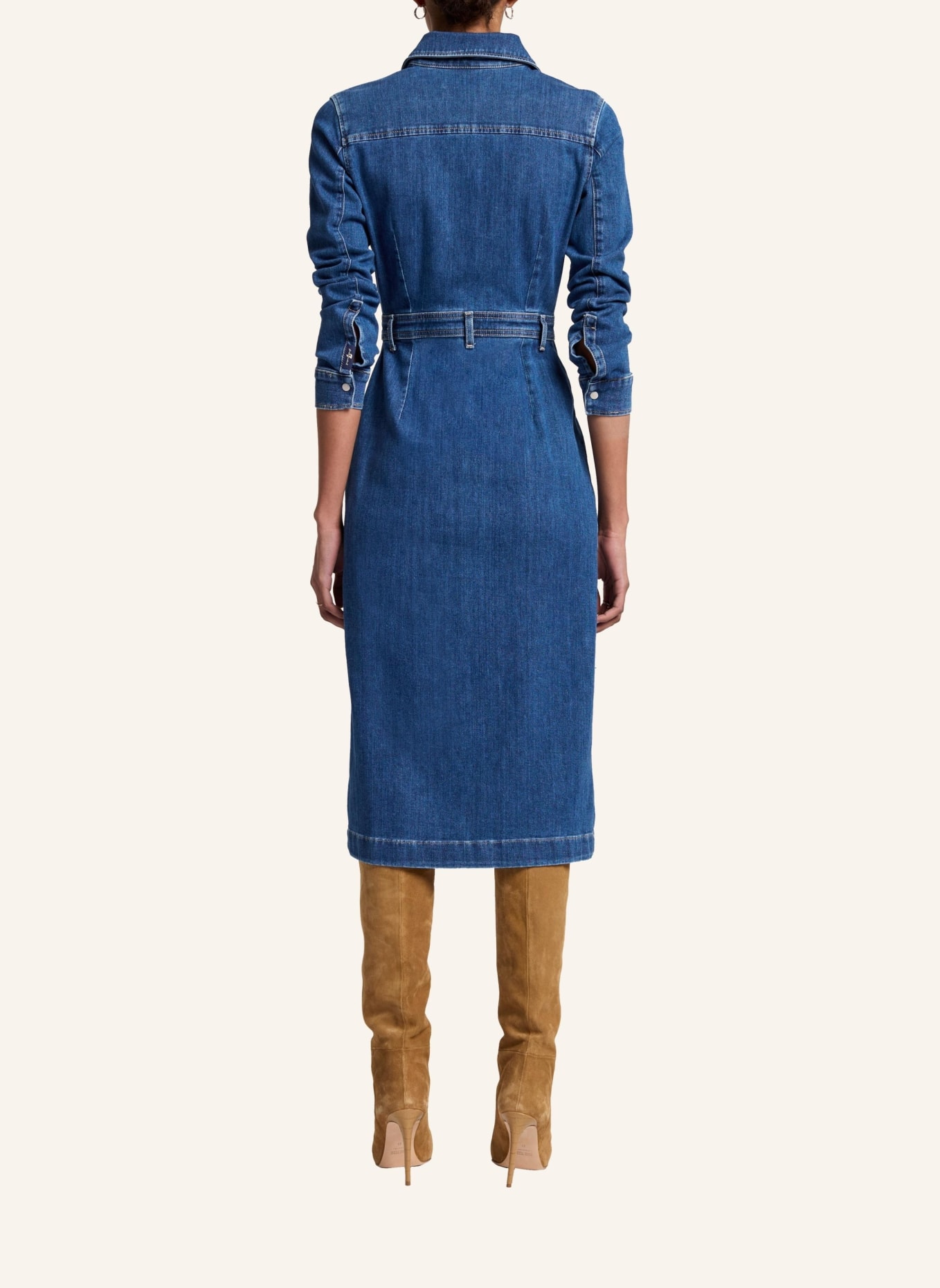 7 for all mankind LUXE Dress: BLAU