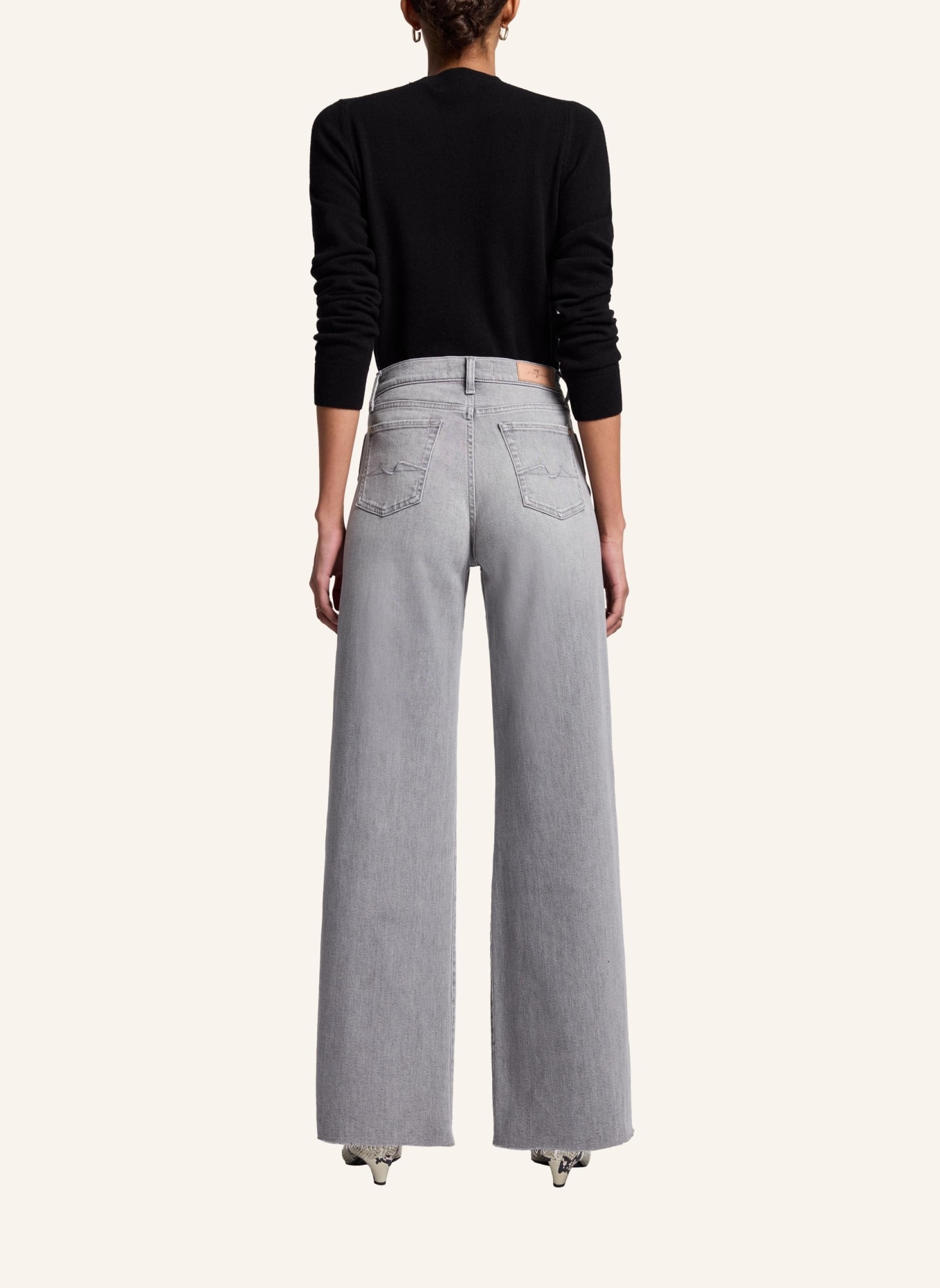 7 for all mankind Jeans LOTTA Flare fit, Farbe: GRAU (Bild 2)