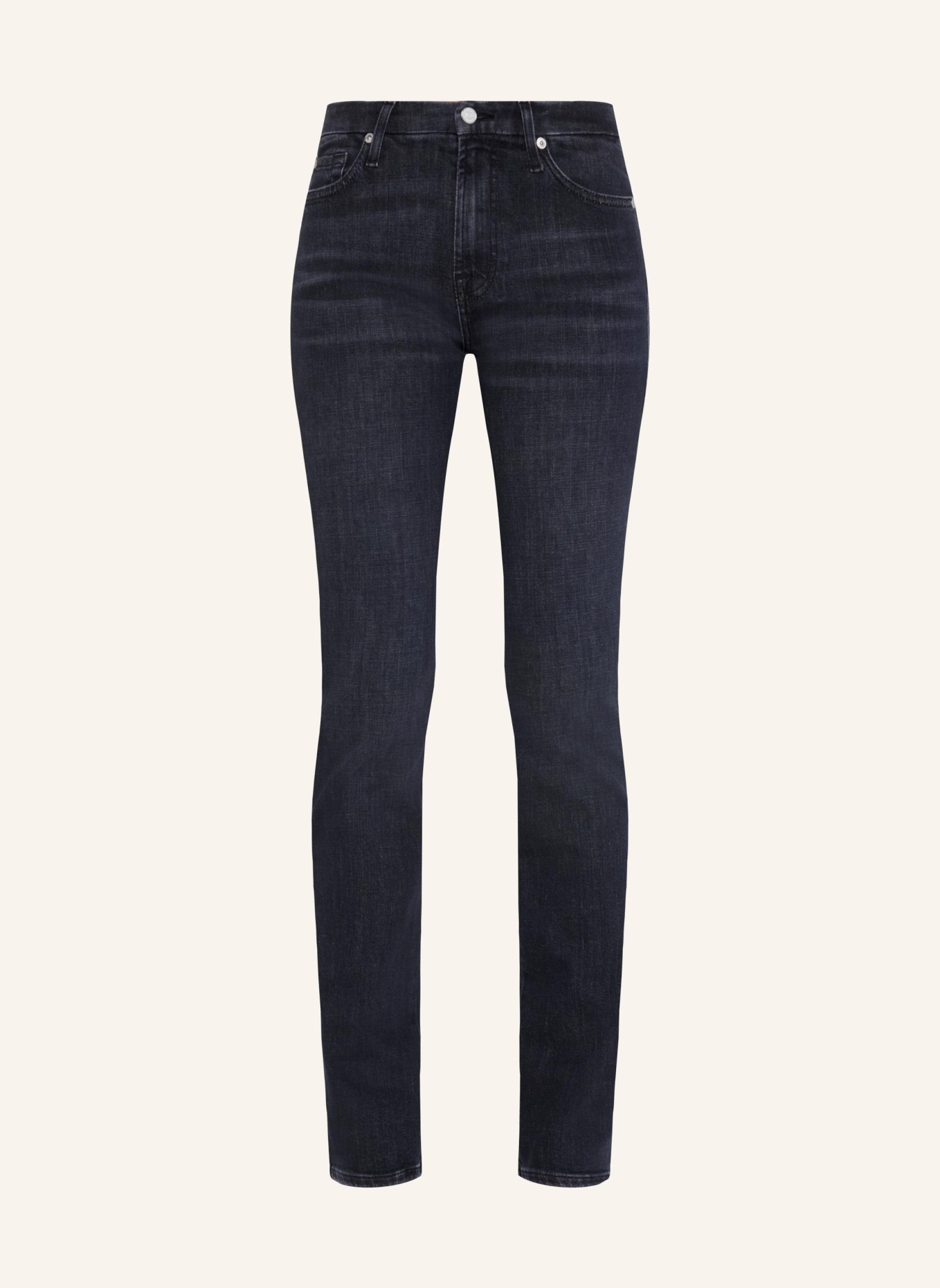 7 for all mankind Jeans KIMMIE STRAIGHT Straight fit, Farbe: SCHWARZ (Bild 1)