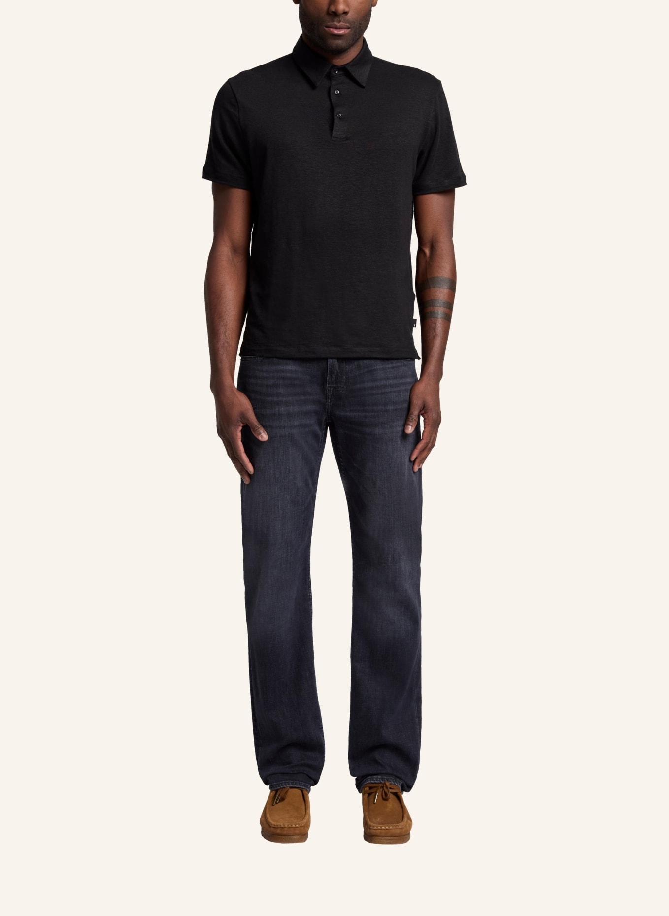 7 for all mankind Jeans STANDARD Straight fit, Farbe: SCHWARZ (Bild 5)