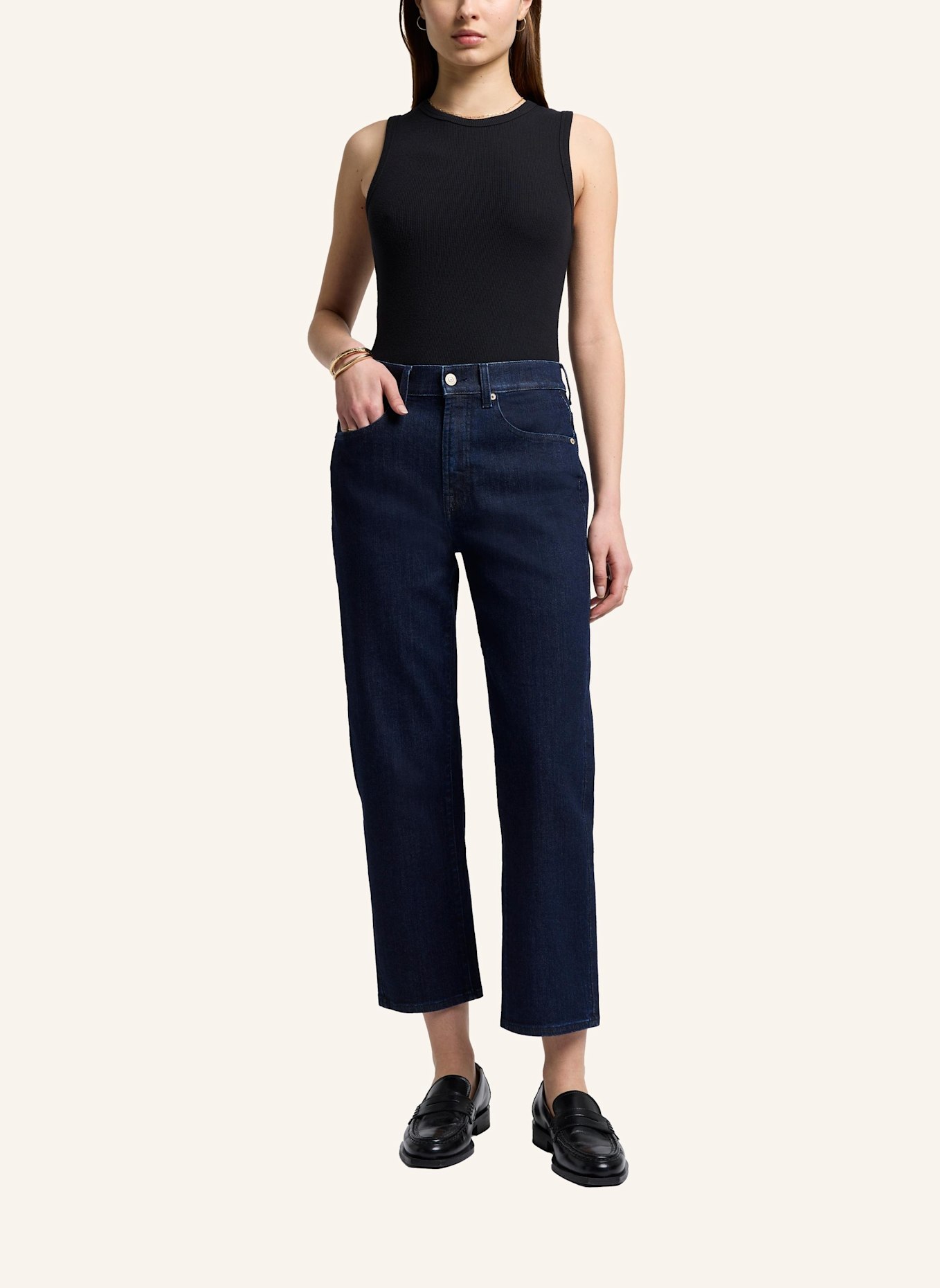 7 for all mankind Jeans THE MODERN STRAIGHT Straight Fit, Farbe: BLAU (Bild 5)