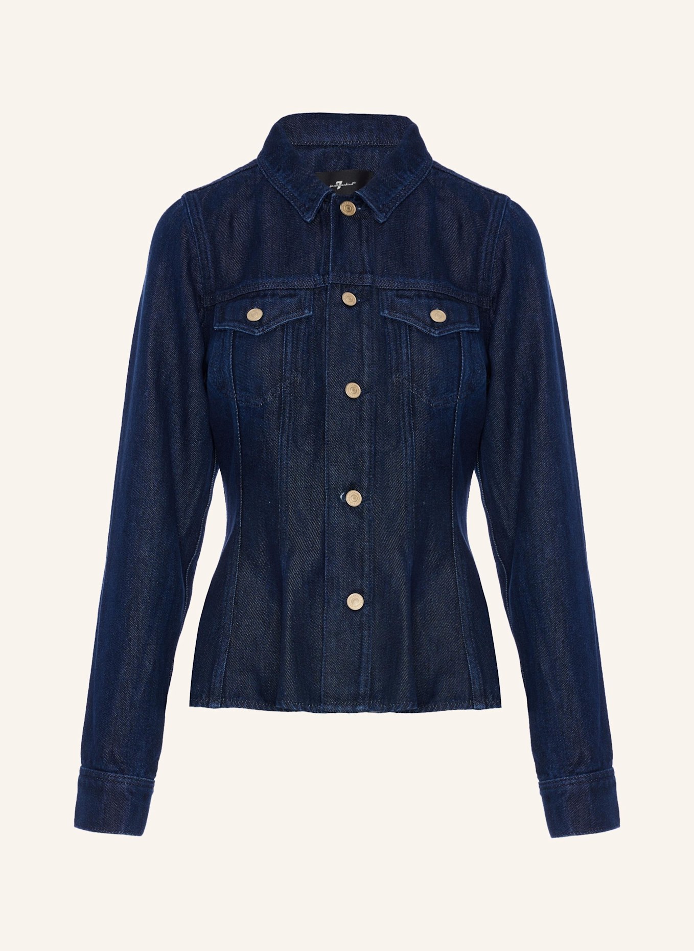 7 for all mankind Jacket FLOUNCE TRUCKER, Farbe: BLAU (Bild 1)