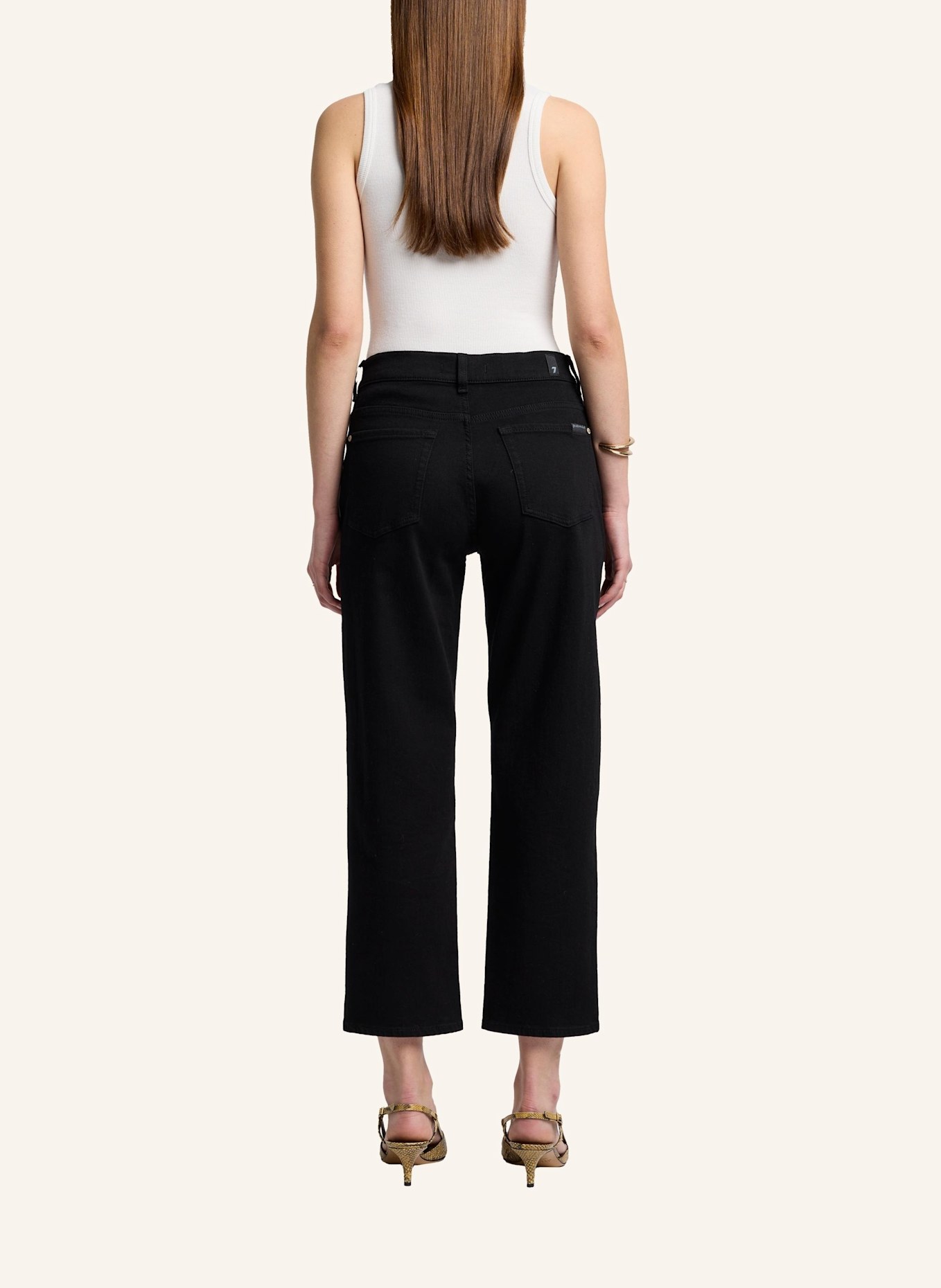 7 for all mankind Jeans THE MODERN STRAIGHT Straight Fit, Farbe: SCHWARZ (Bild 2)