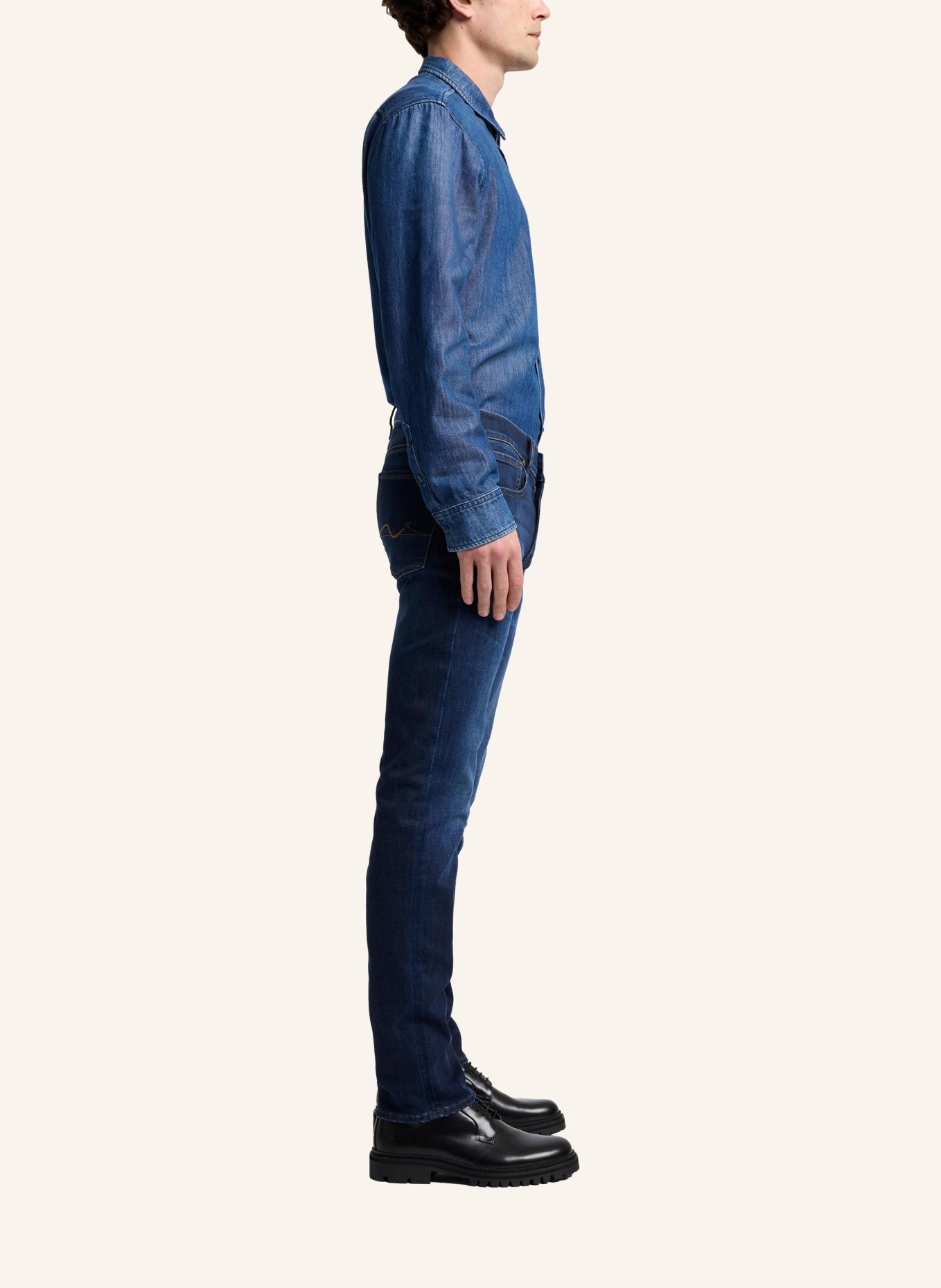 7 for all mankind Jeans SLIMMY Slim Fit, Farbe: BLAU (Bild 4)