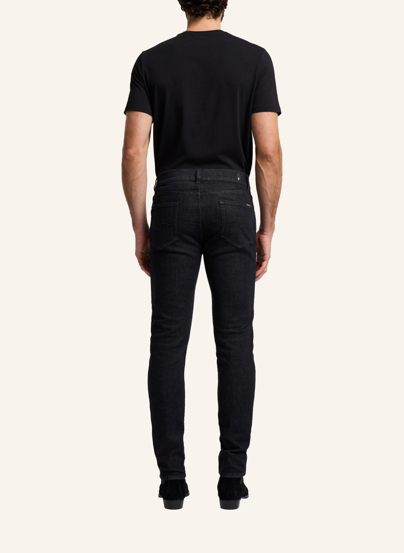 7 for all mankind Jeans SLIMMY TAPERED Slim Fit, Farbe: SCHWARZ (Bild 2)