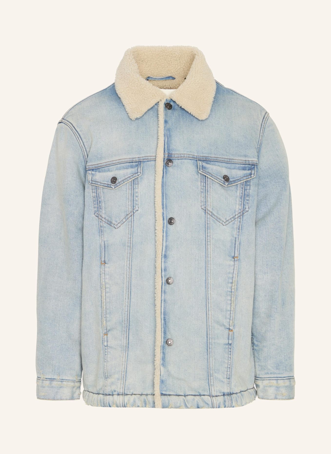 7 for all mankind Jacket SHERPA OVERSHIRT, Farbe: BLAU (Bild 1)