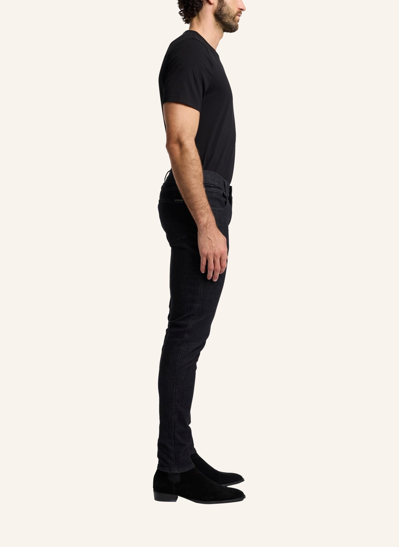 7 for all mankind Jeans SLIMMY TAPERED Slim Fit, Farbe: SCHWARZ (Bild 4)