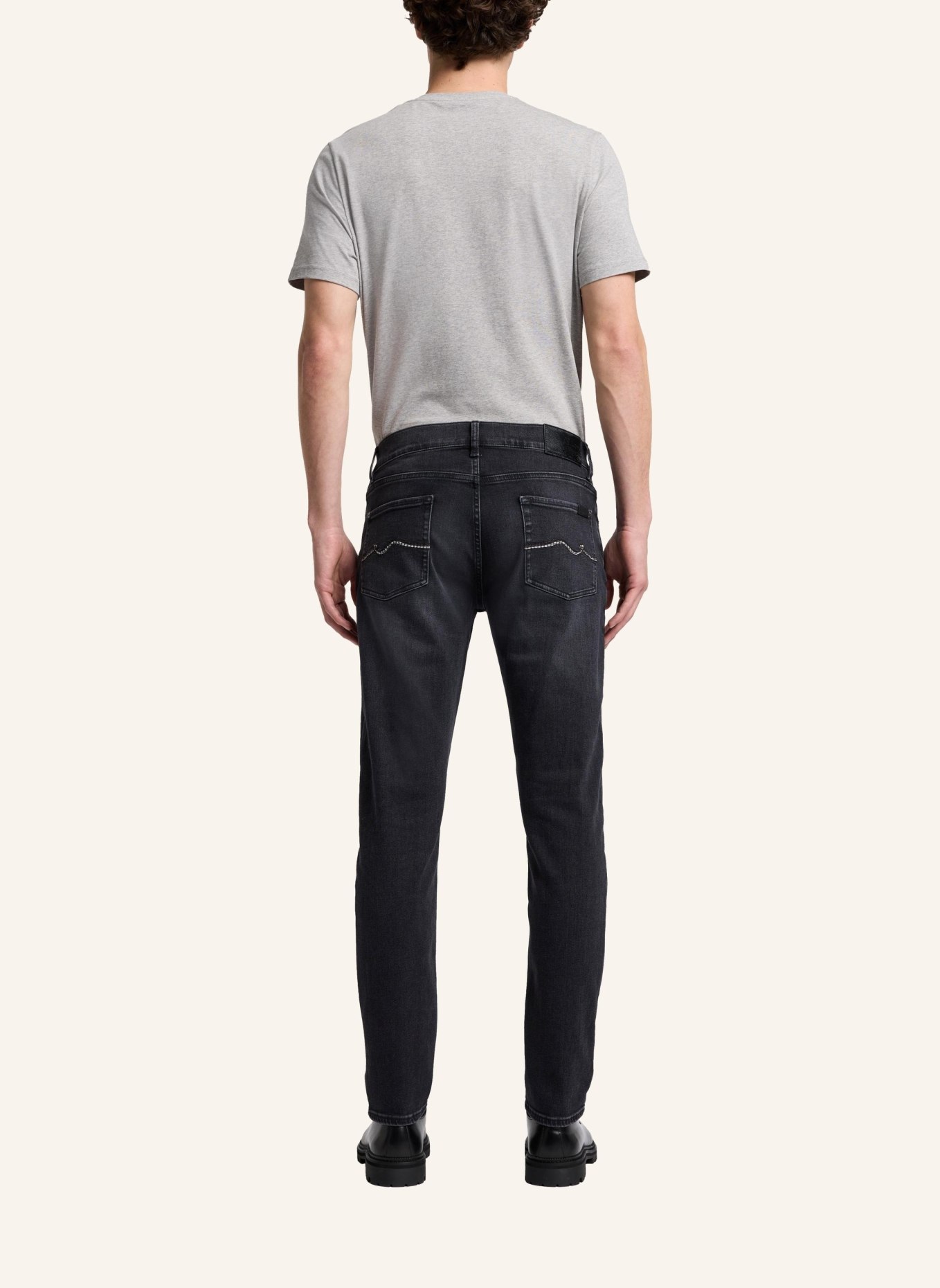 7 for all mankind Jeans SLIMMY TAPERED Slim Fit, Farbe: SCHWARZ (Bild 2)