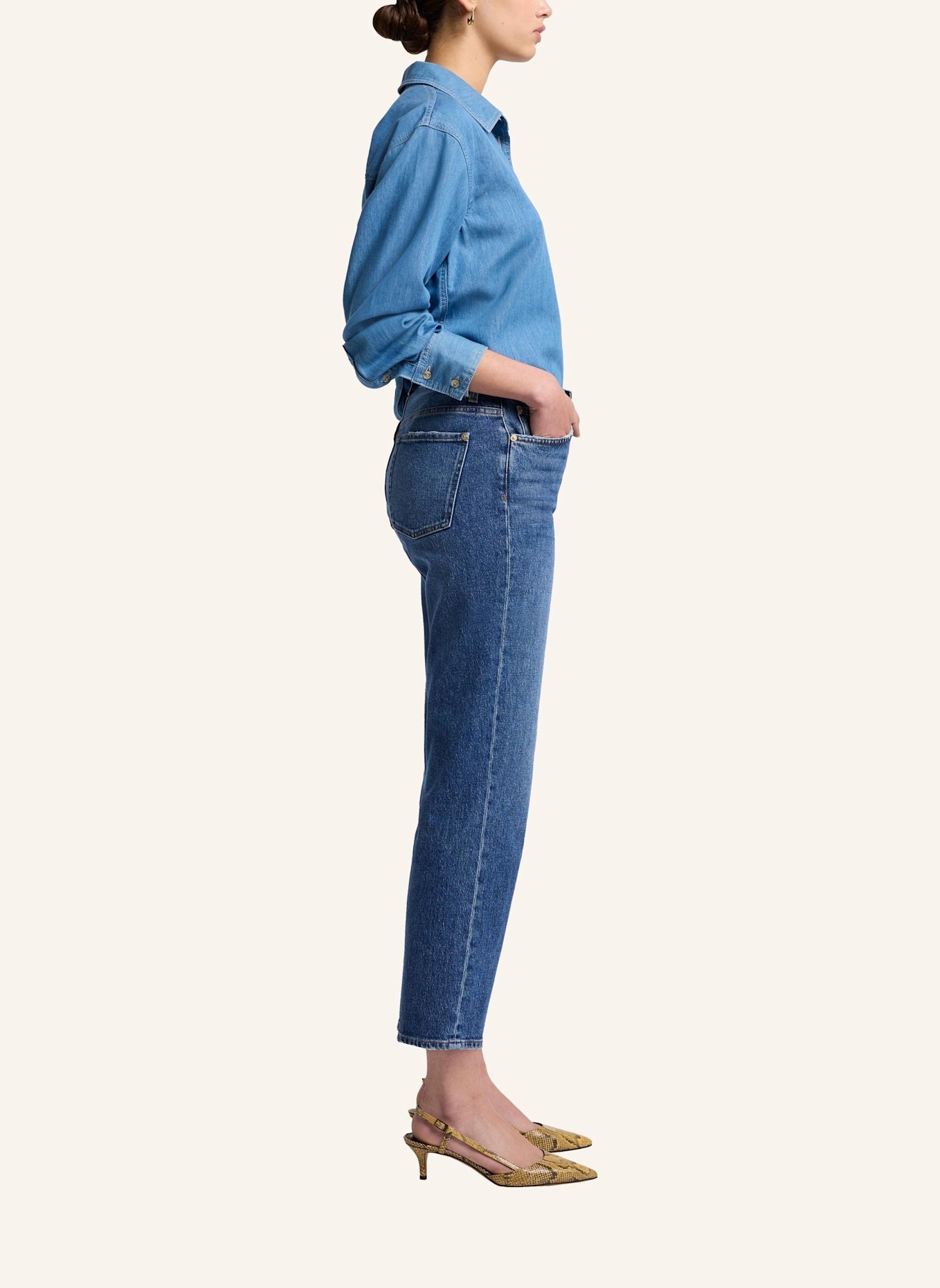 7 for all mankind Jeans LOGAN STOVEPIPE Straight Fit, Farbe: BLAU (Bild 4)