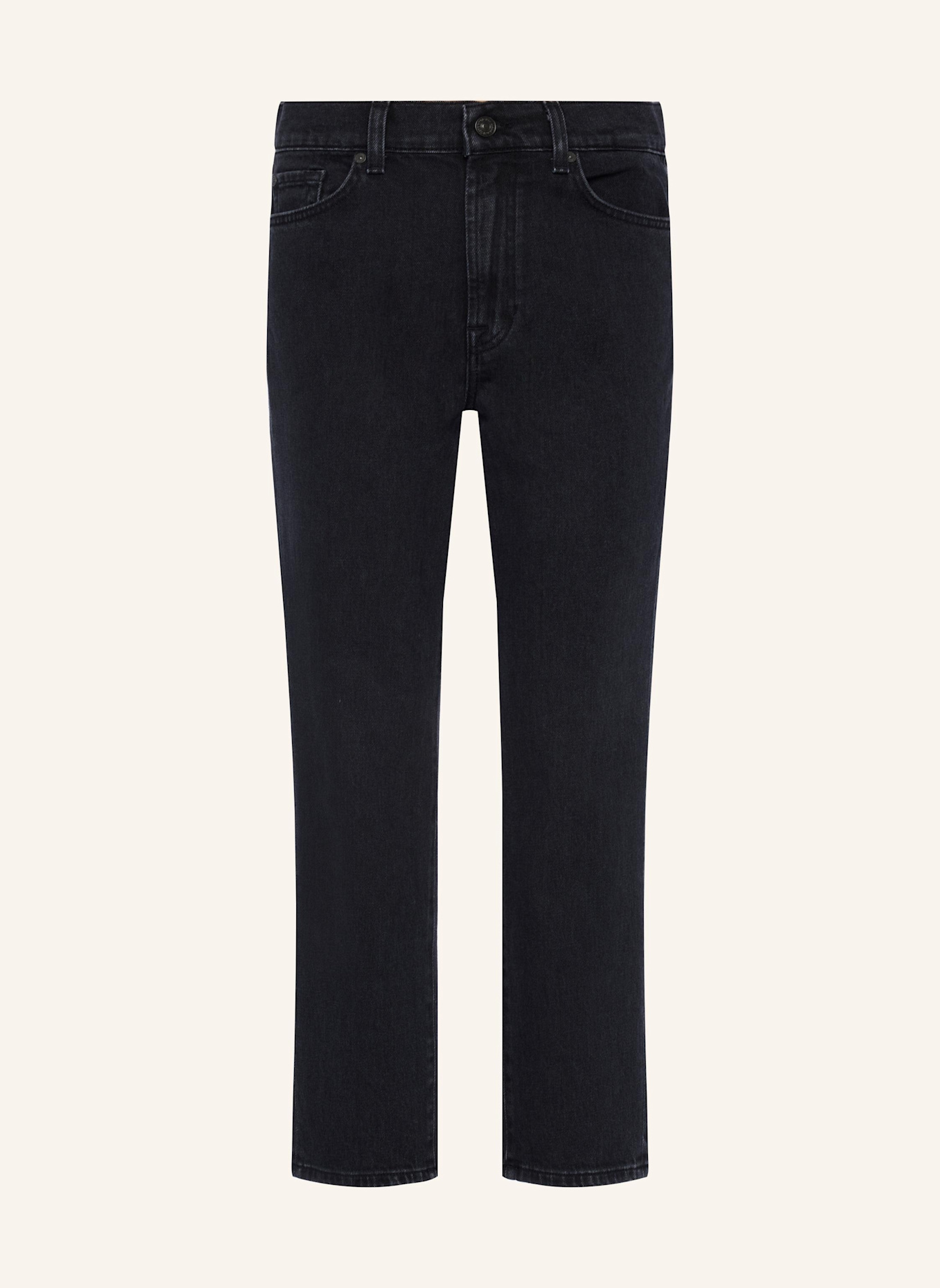 7 for all mankind Jeans LOGAN STOVEPIPE Straight Fit, Farbe: SCHWARZ (Bild 1)