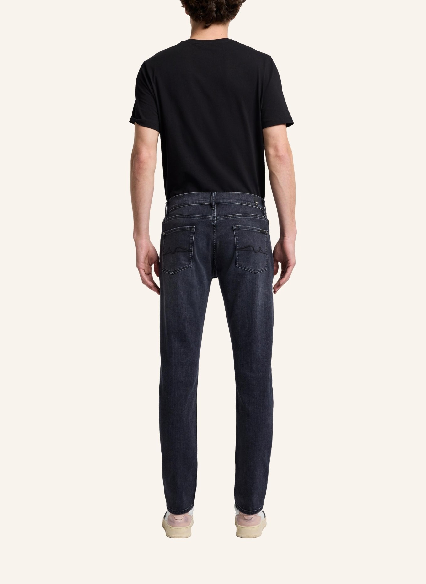 7 for all mankind Jeans SLIMMY TAPERED Slim Fit, Farbe: SCHWARZ (Bild 2)