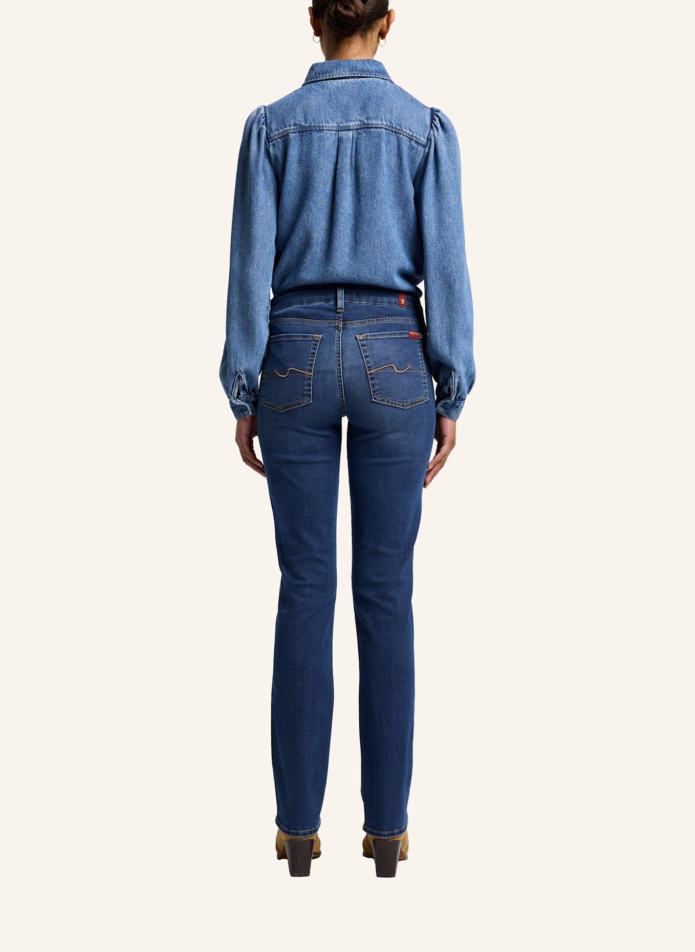 7 for all mankind Jeans KIMMIE STRAIGHT Straight Fit, Farbe: BLAU (Bild 2)