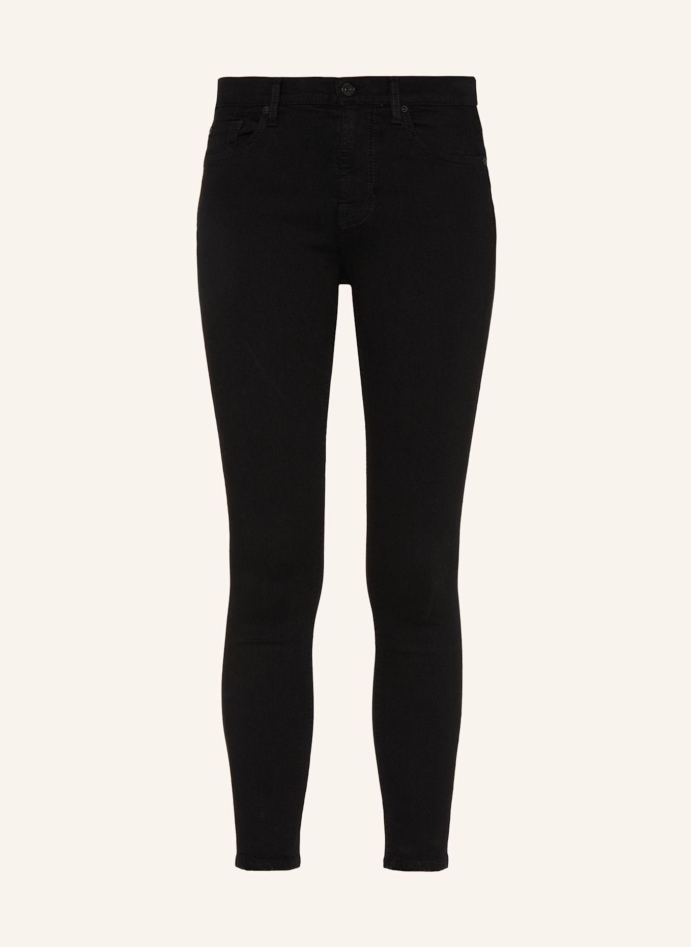 7 for all mankind Jeans THE ANKLE SKINNY Skinny Fit, Farbe: SCHWARZ (Bild 1)