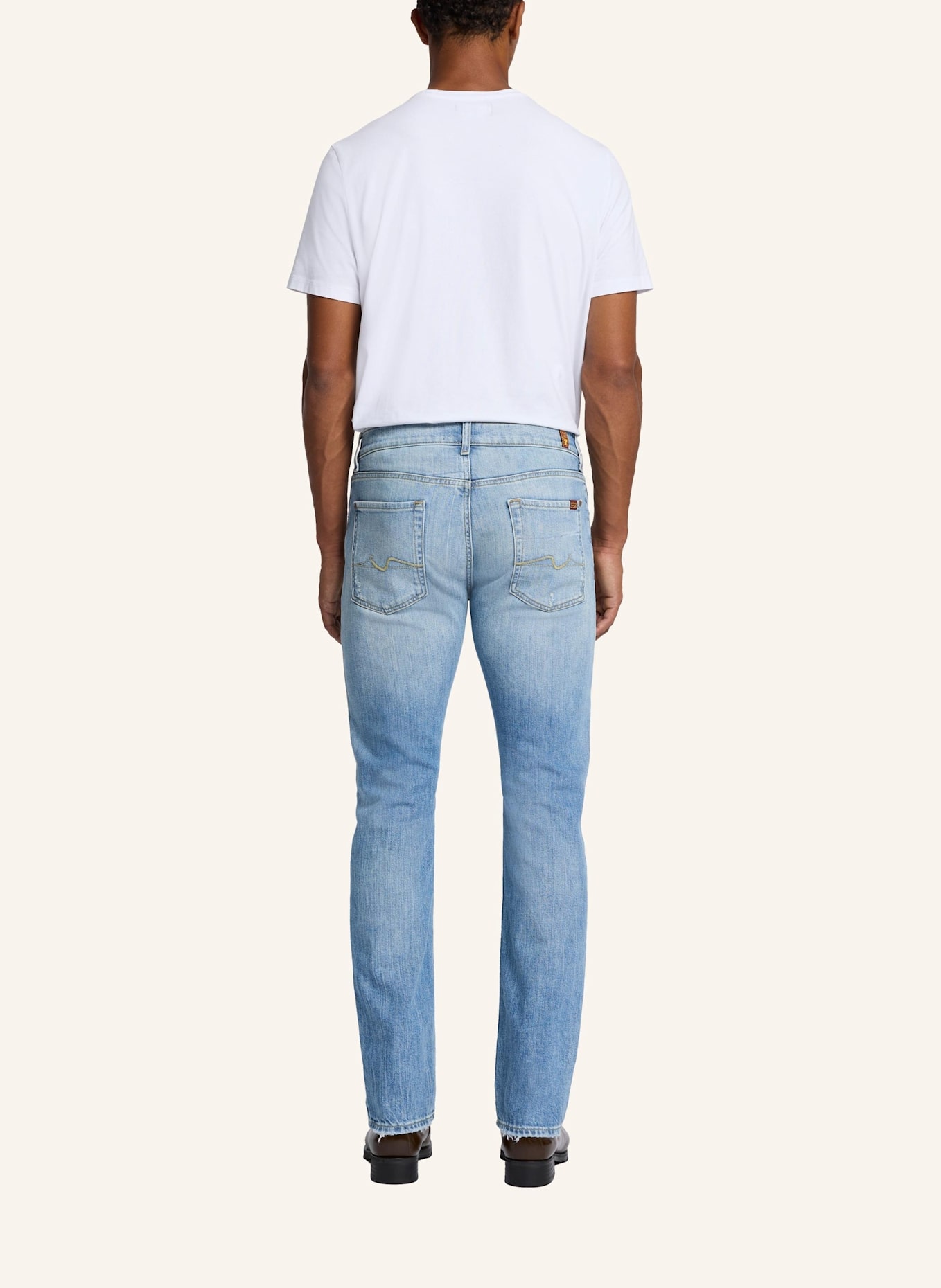 7 for all mankind Jeans THE STRAIGHT Straight Fit, Farbe: BLAU (Bild 2)