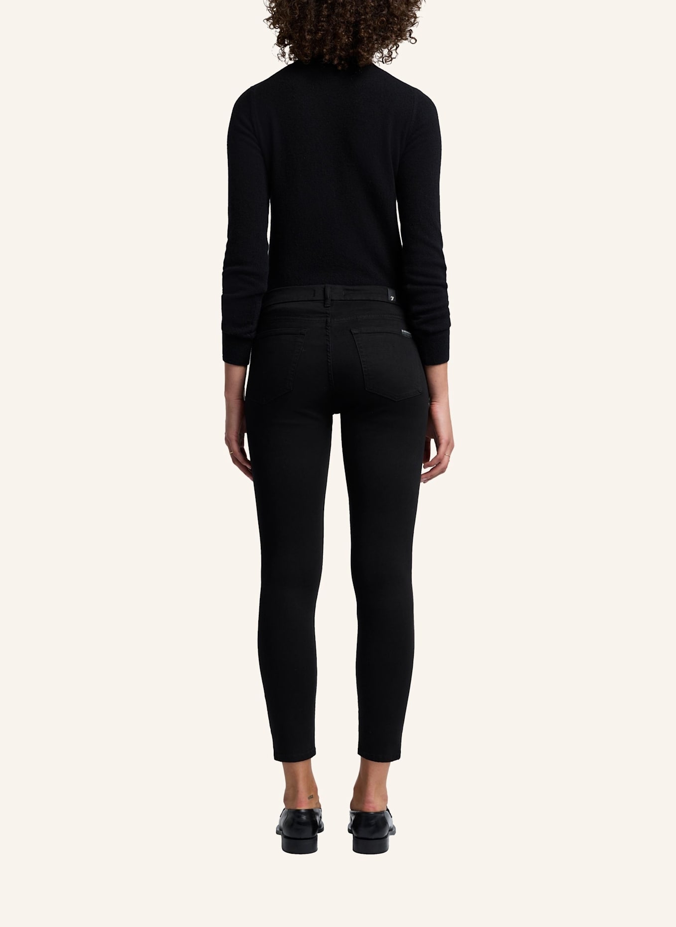 7 for all mankind Jeans THE ANKLE SKINNY Skinny Fit, Farbe: SCHWARZ (Bild 2)