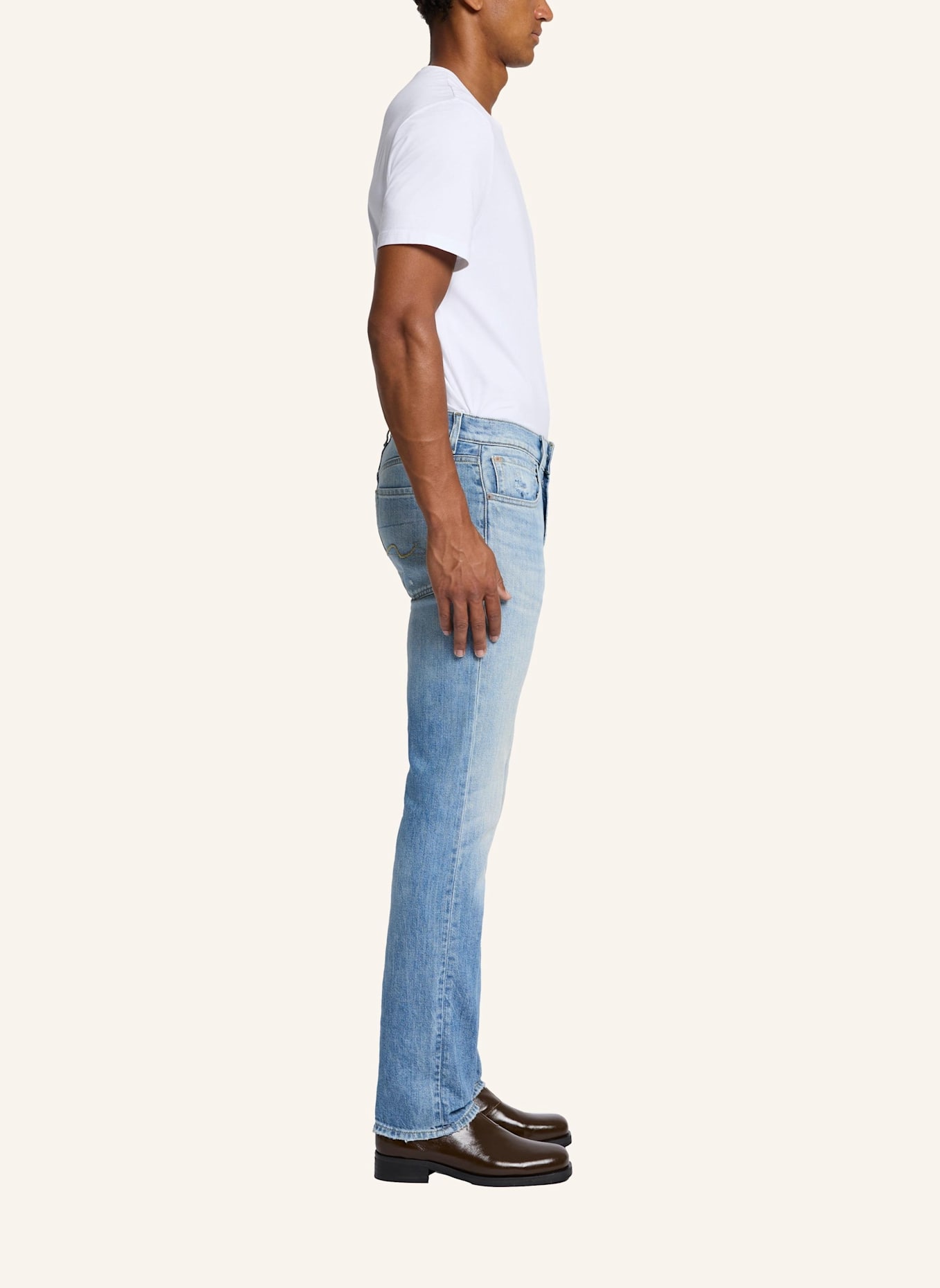 7 for all mankind Jeans THE STRAIGHT Straight Fit, Farbe: BLAU (Bild 4)