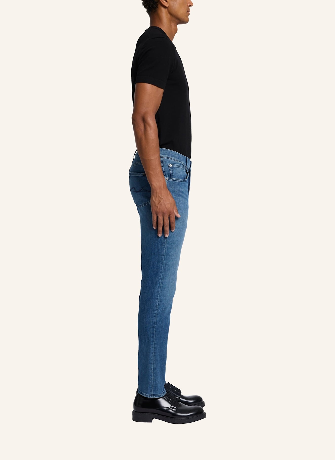 7 for all mankind Jeans SLIMMY TAPERED Slim Fit, Farbe: BLAU (Bild 4)