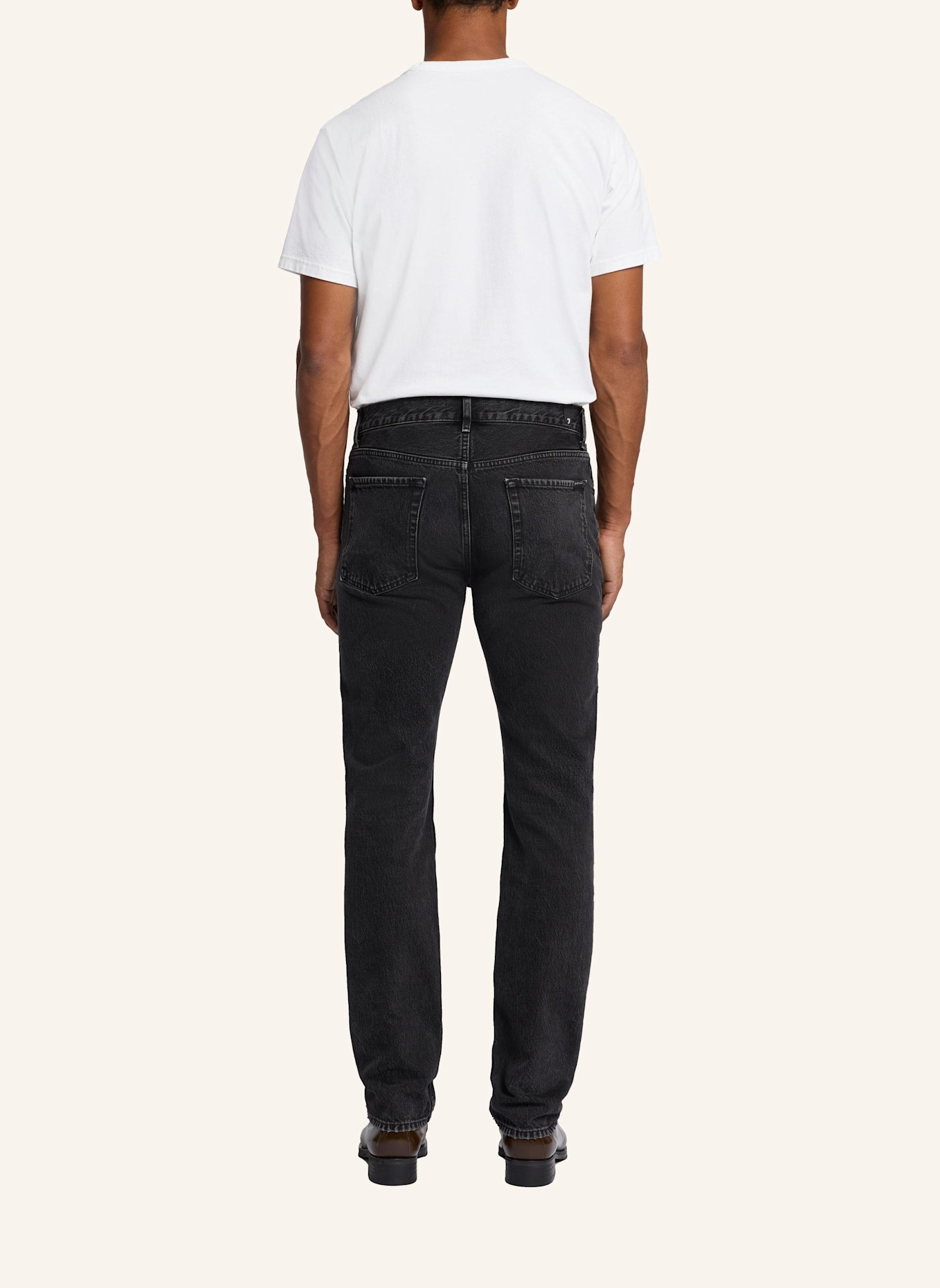 7 for all mankind Jeans THE STRAIGHT Straight Fit, Farbe: SCHWARZ (Bild 2)