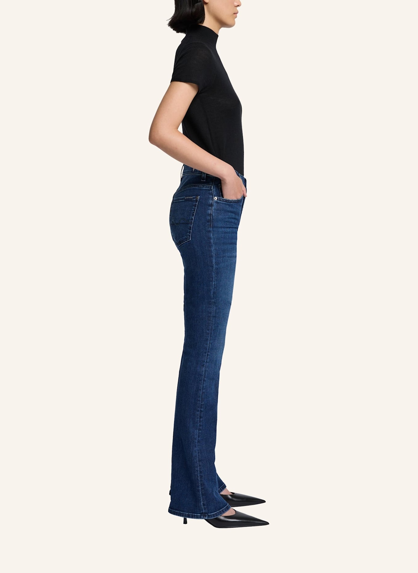 7 for all mankind Jeans BOOTCUT Bootcut Fit, Farbe: BLAU (Bild 4)