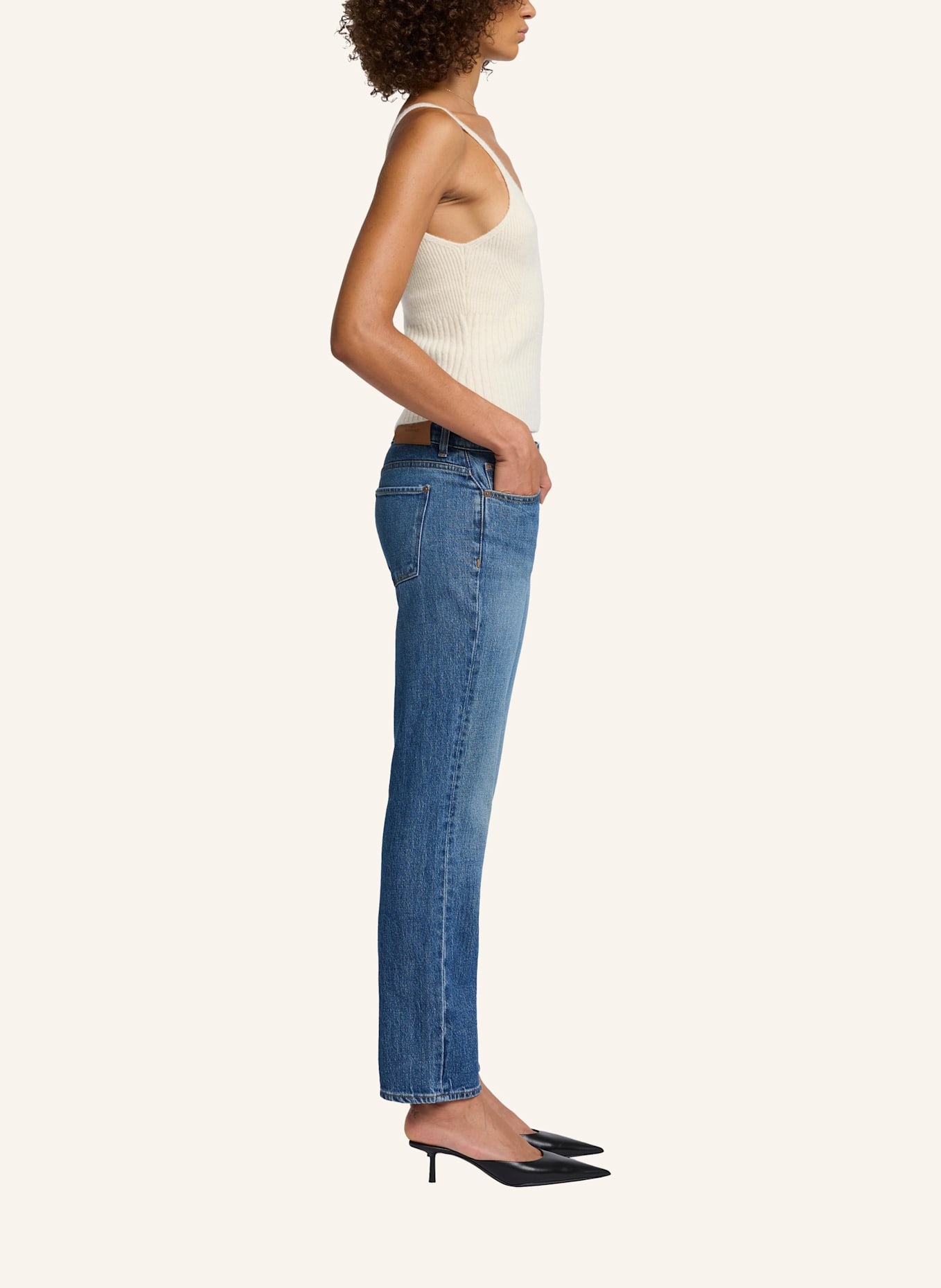 7 for all mankind Jeans CALIE STRAIGHT JASPER Straight Fit, Farbe: BLAU (Bild 4)