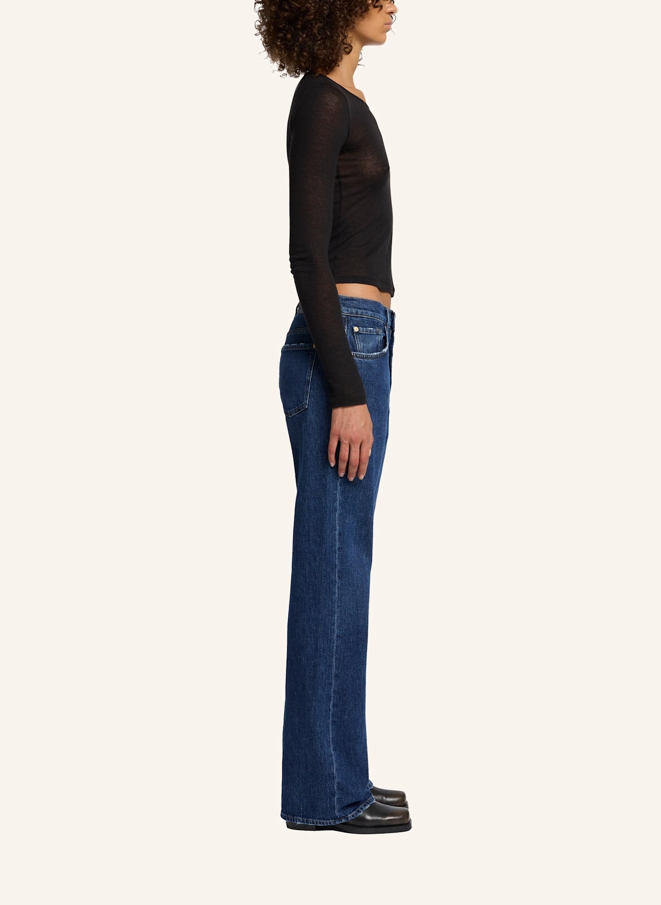 7 for all mankind Jeans TESS TROUSER Straight Fit, Farbe: BLAU (Bild 4)