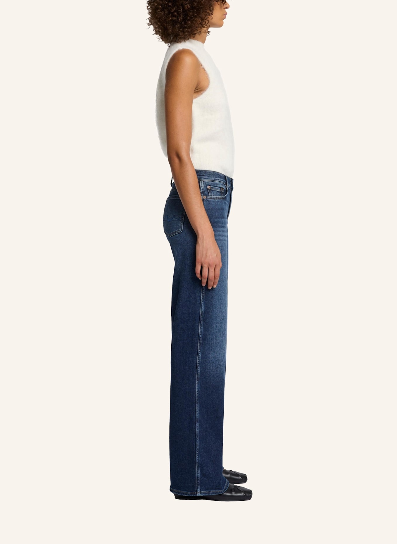 7 for all mankind Jeans LOTTA Flare Fit, Farbe: BLAU (Bild 4)