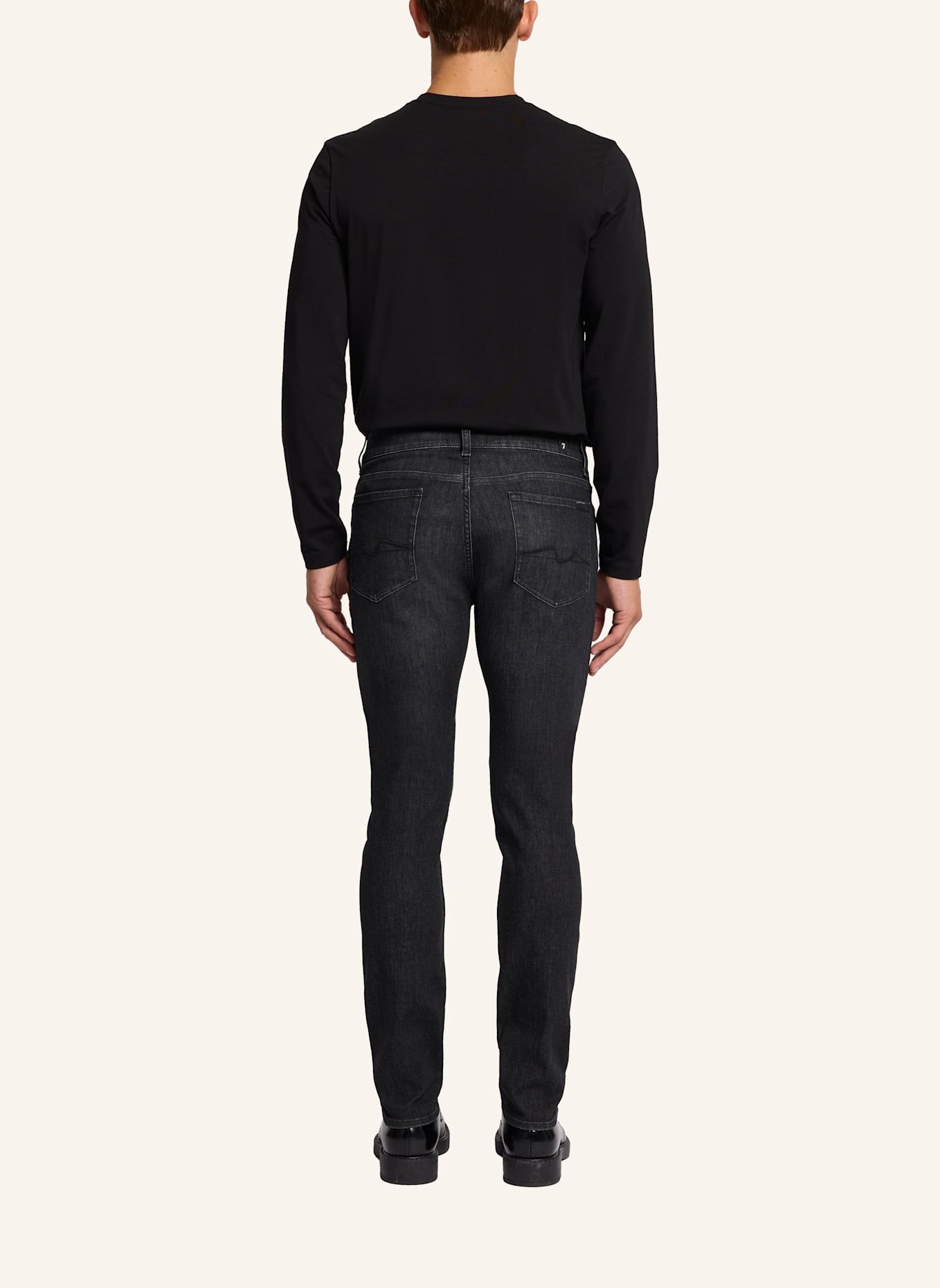 7 for all mankind Jeans PAXTYN Skinny Fit, Farbe: SCHWARZ (Bild 2)