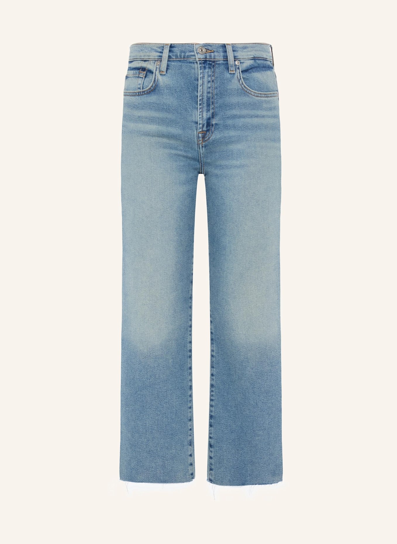 7 for all mankind Jeans CROPPED ALEXA Flare Fit, Farbe: BLAU (Bild 1)