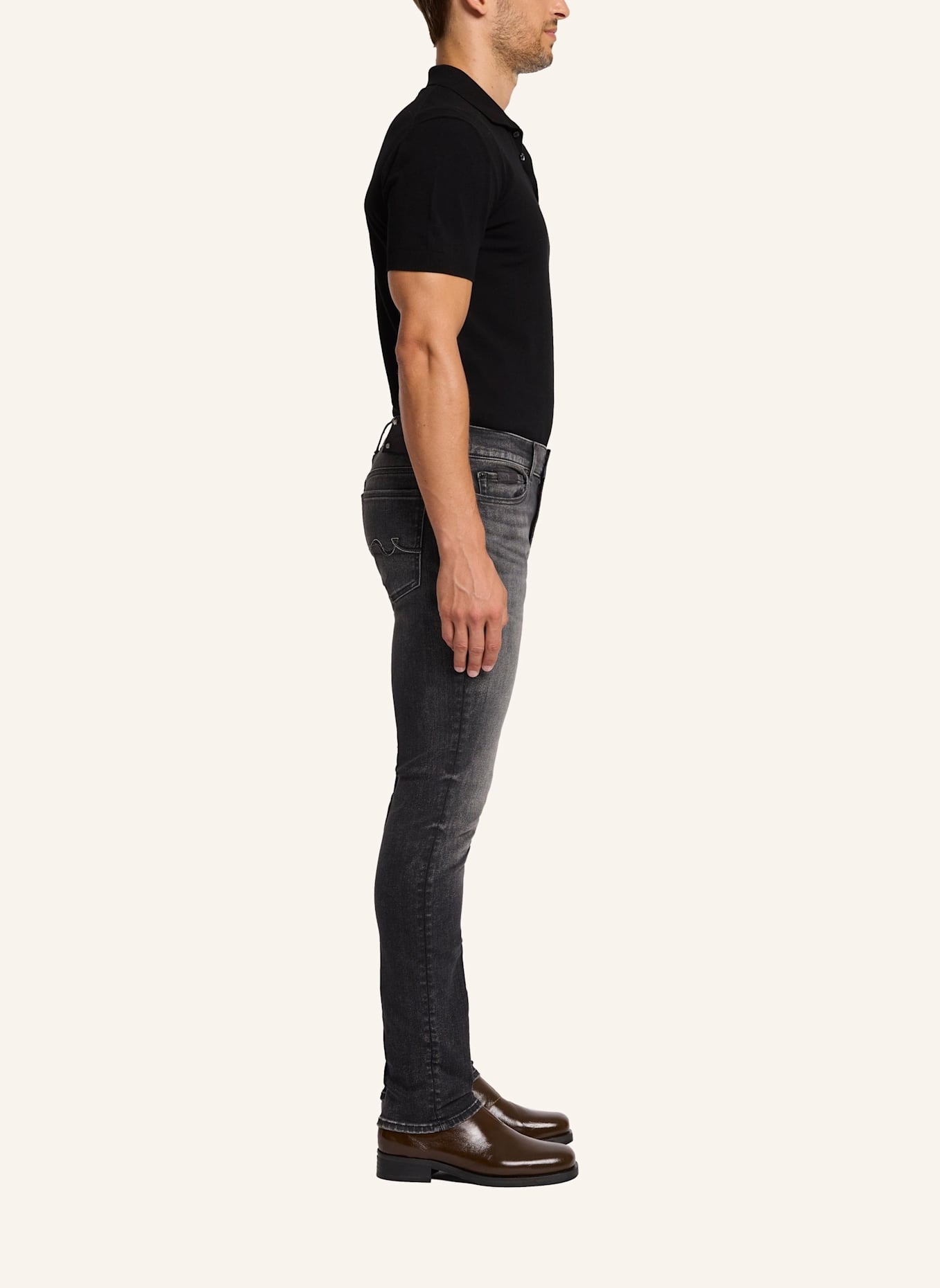 7 for all mankind Jeans PAXTYN Skinny Fit, Farbe: SCHWARZ (Bild 4)