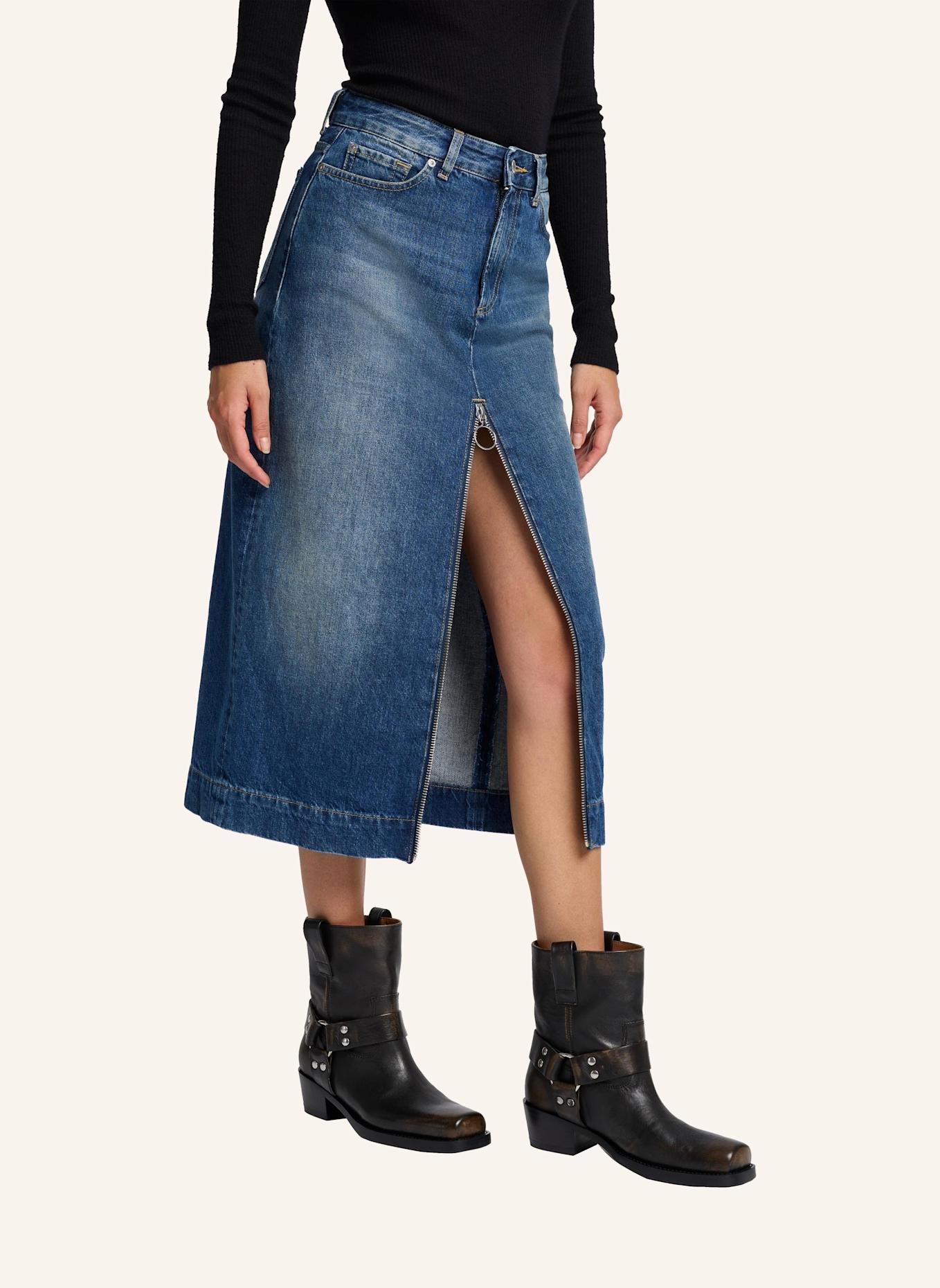 7 for all mankind AMBER SKIRT Jeansrock, Farbe: BLAU (Bild 3)