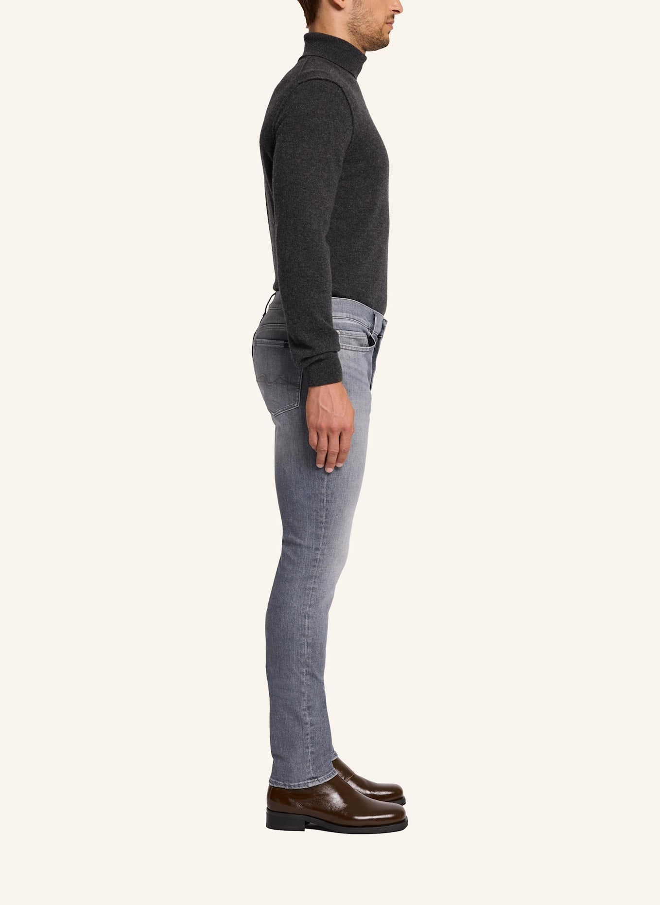 7 for all mankind Jeans PAXTYN Skinny Fit, Farbe: GRAU (Bild 4)