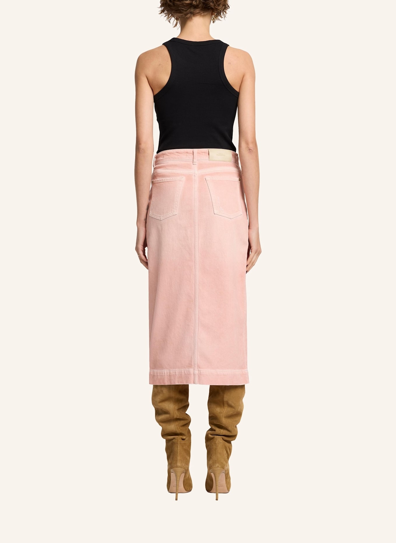 7 for all mankind AMBER SKIRT Jeansrock, Farbe: PINK (Bild 2)