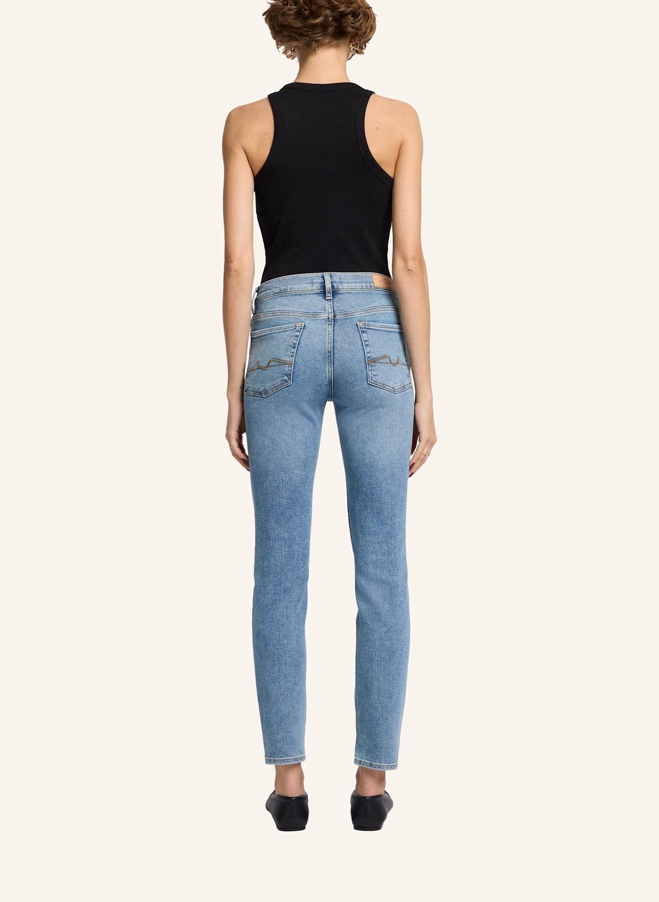 7 for all mankind Jeans ROXANNE Skinny Fit, Farbe: BLAU (Bild 2)